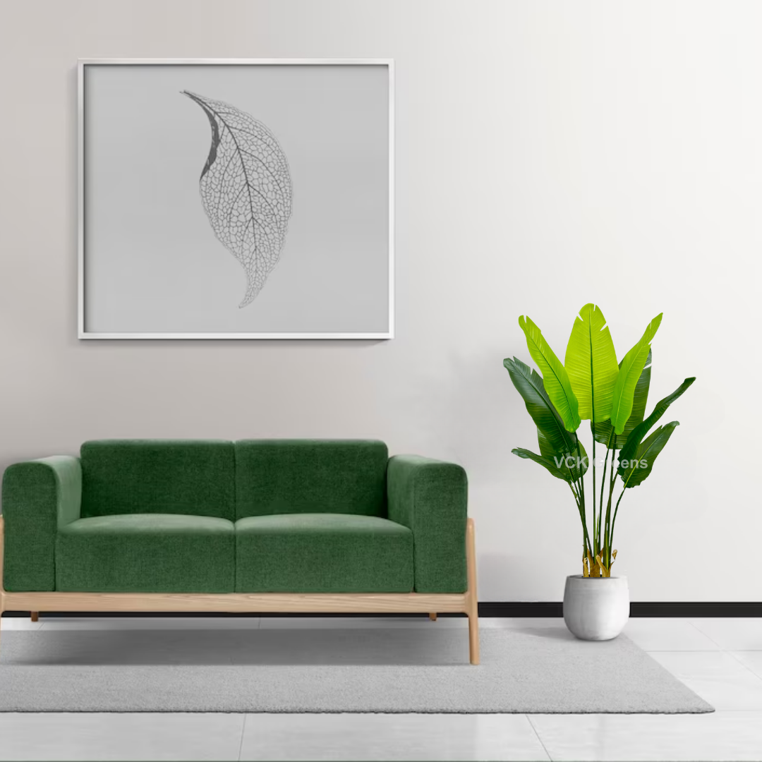 Artificial Traveller's Banana Leaf Plant 4ft With Pot