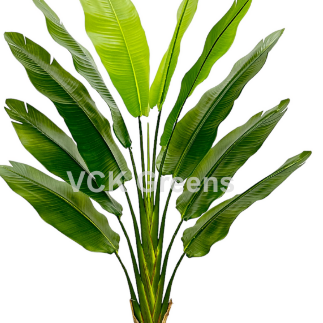 Artificial Traveller's Ravenala Banana Leaf Plant 6ft With Pot