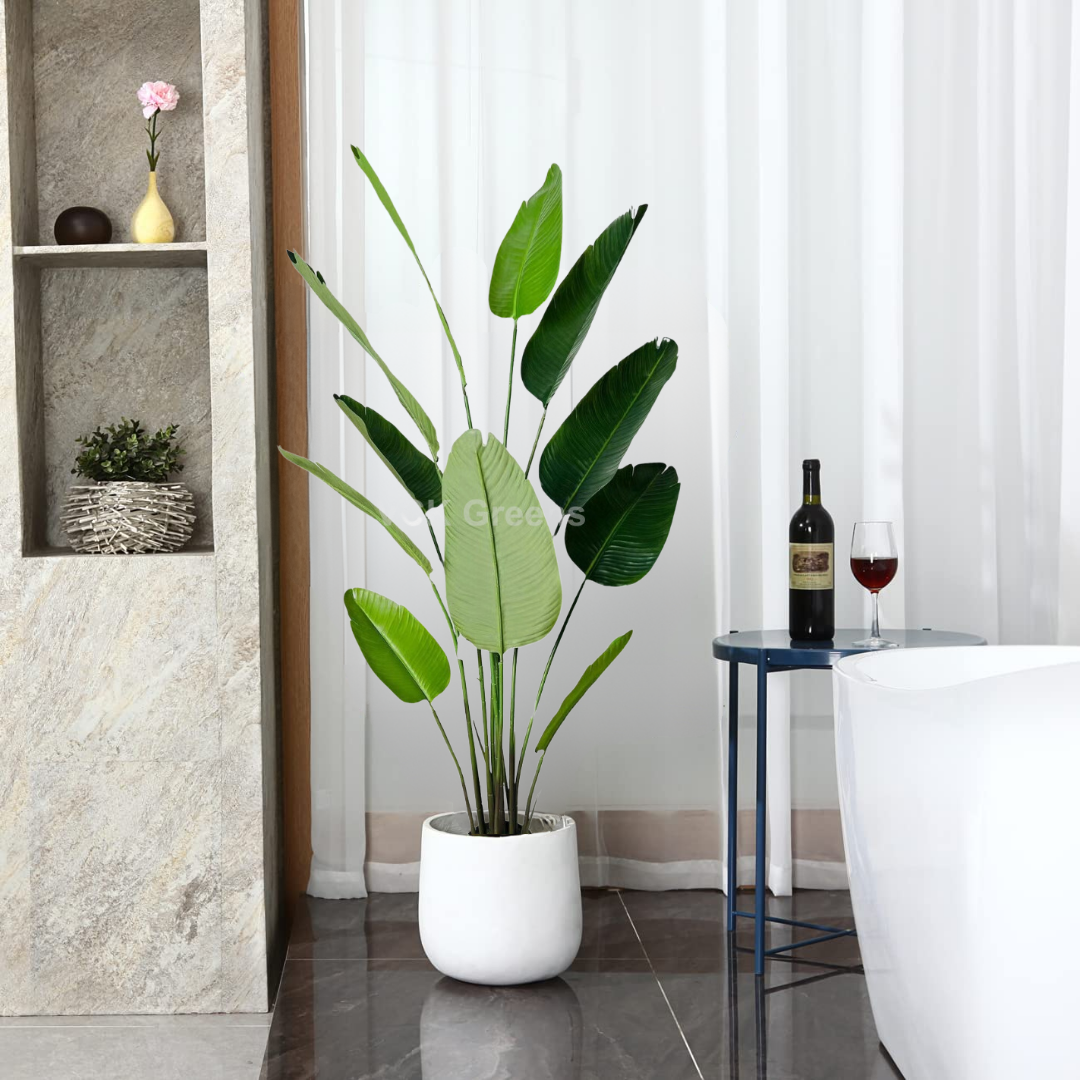 Artificial Travellers Banana Leaf Plant 6ft With Pot