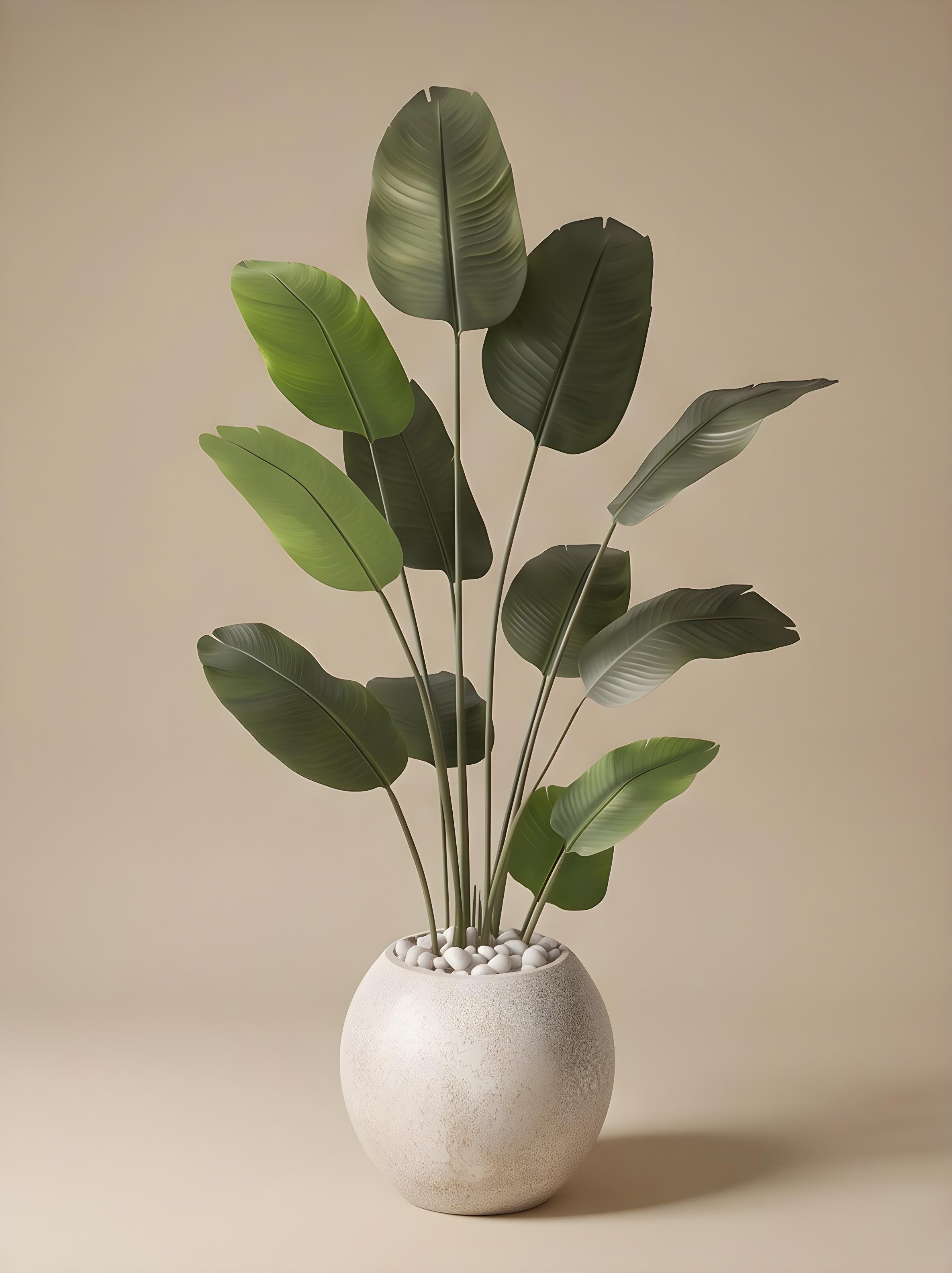 Artificial Travellers Banana Leaf Plant 6ft