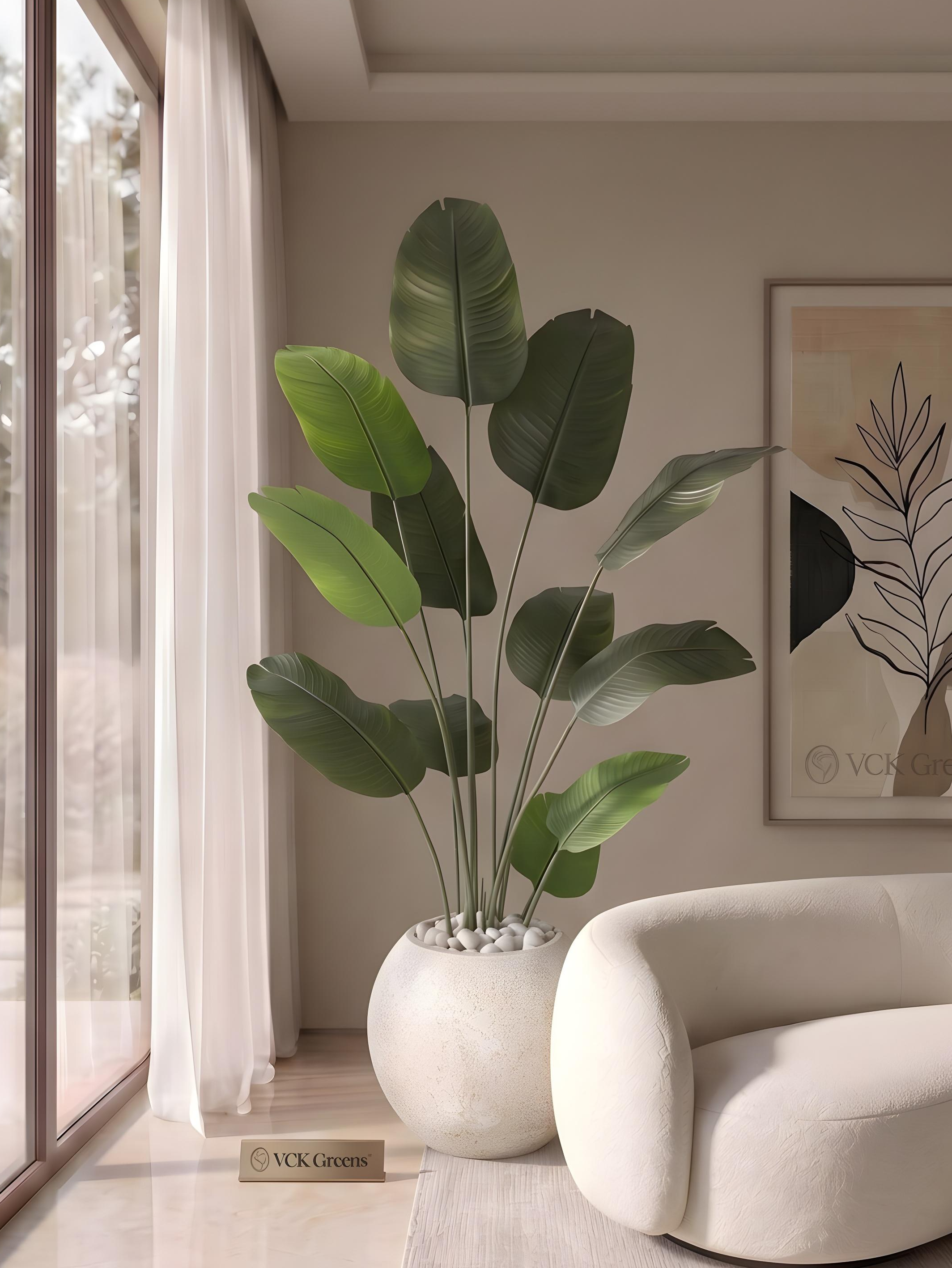 Artificial Travellers Banana Leaf Plant 6ft