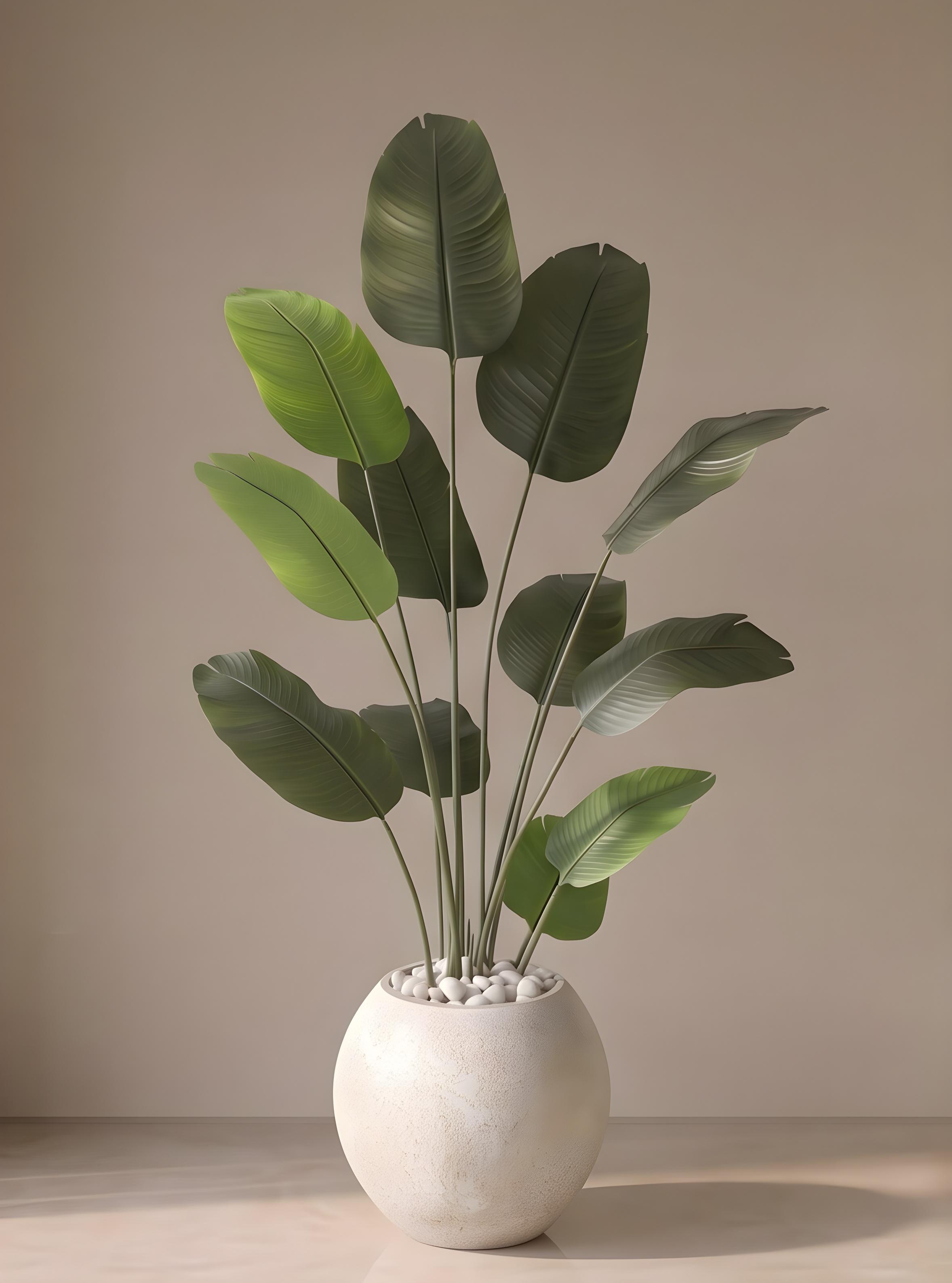 Artificial Travellers Banana Leaf Plant 6ft
