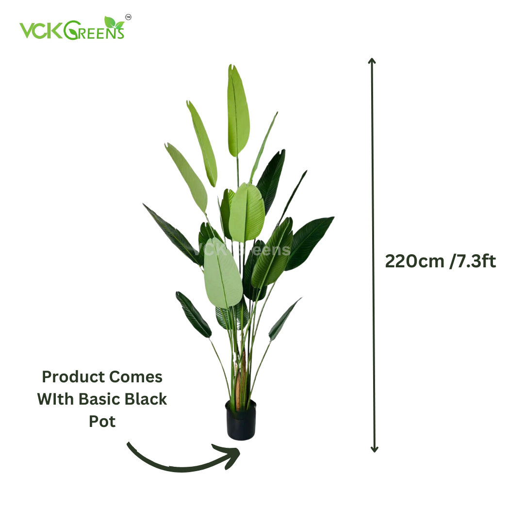 Artificial Travellers Banana Leaf Plant 7.3ft