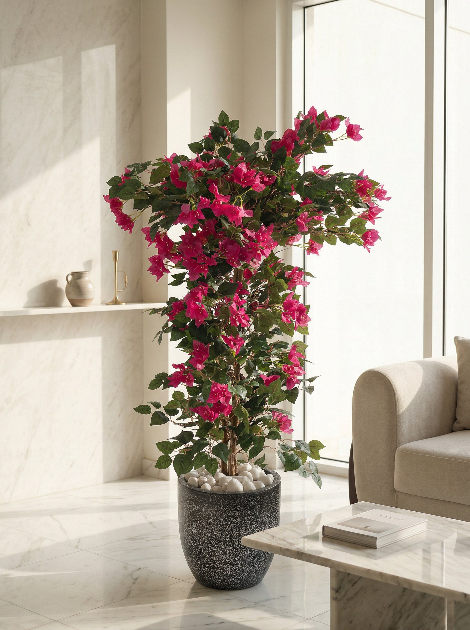 Artificial Veil Bougainvillea Tree 4ft