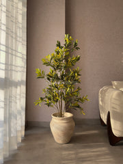 Artificial Yellow Croton Plant 5ft