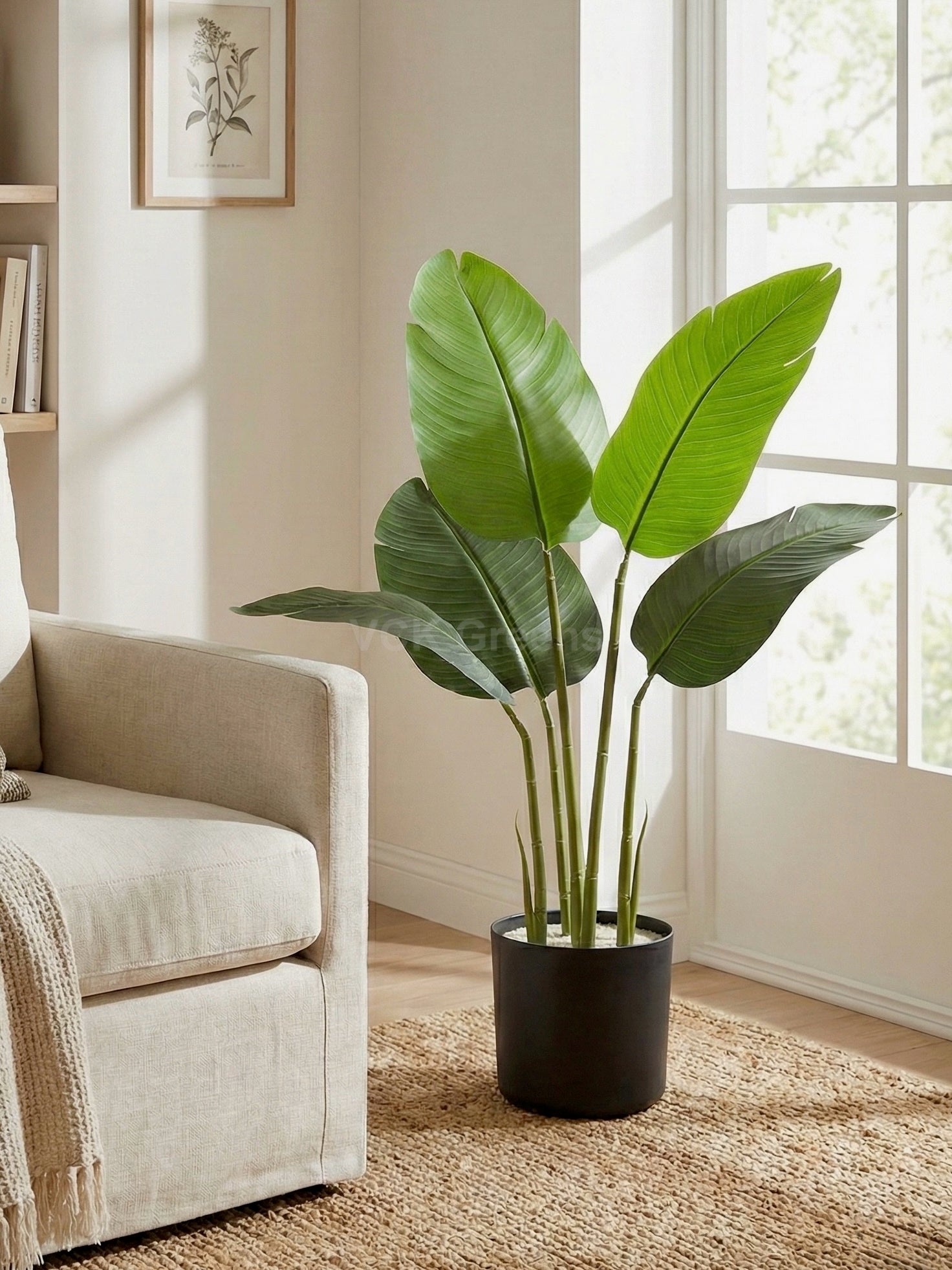 Artificial Traveller's Banana Leaf Plant 2.8ft