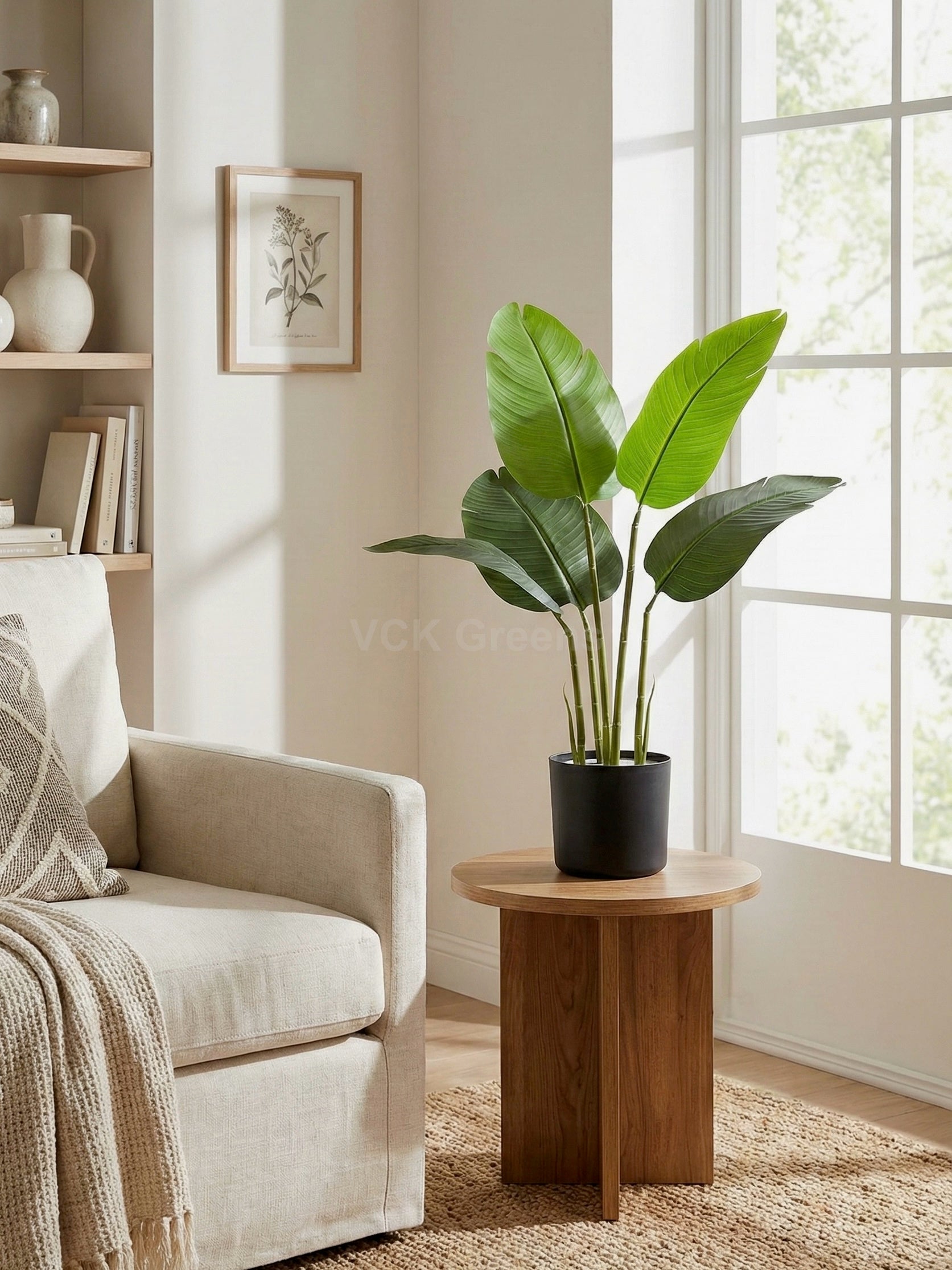 Artificial Traveller's Banana Leaf Plant 2.8ft