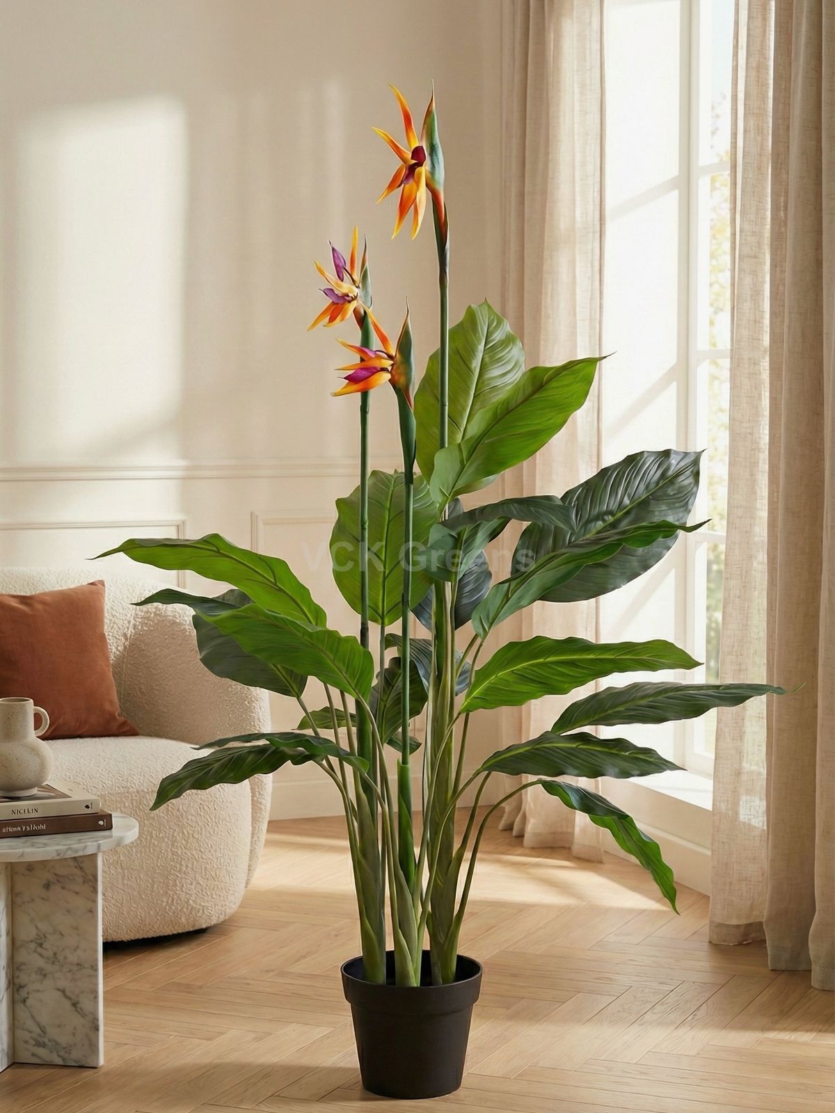 Artificial Bird of Paradise Flower Plant 4.7ft