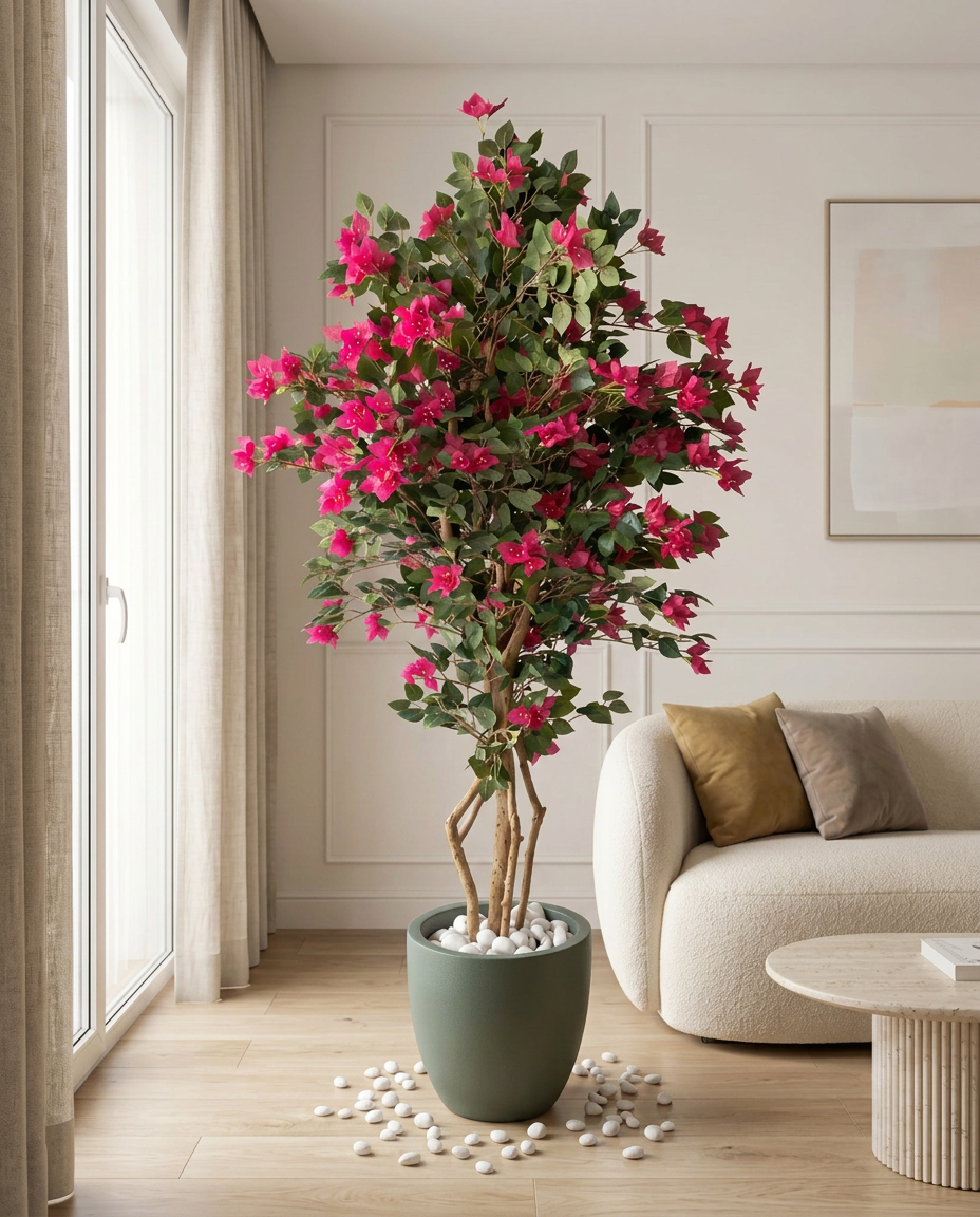 Artificial Lush Pink Bougainvillea Tree 6ft