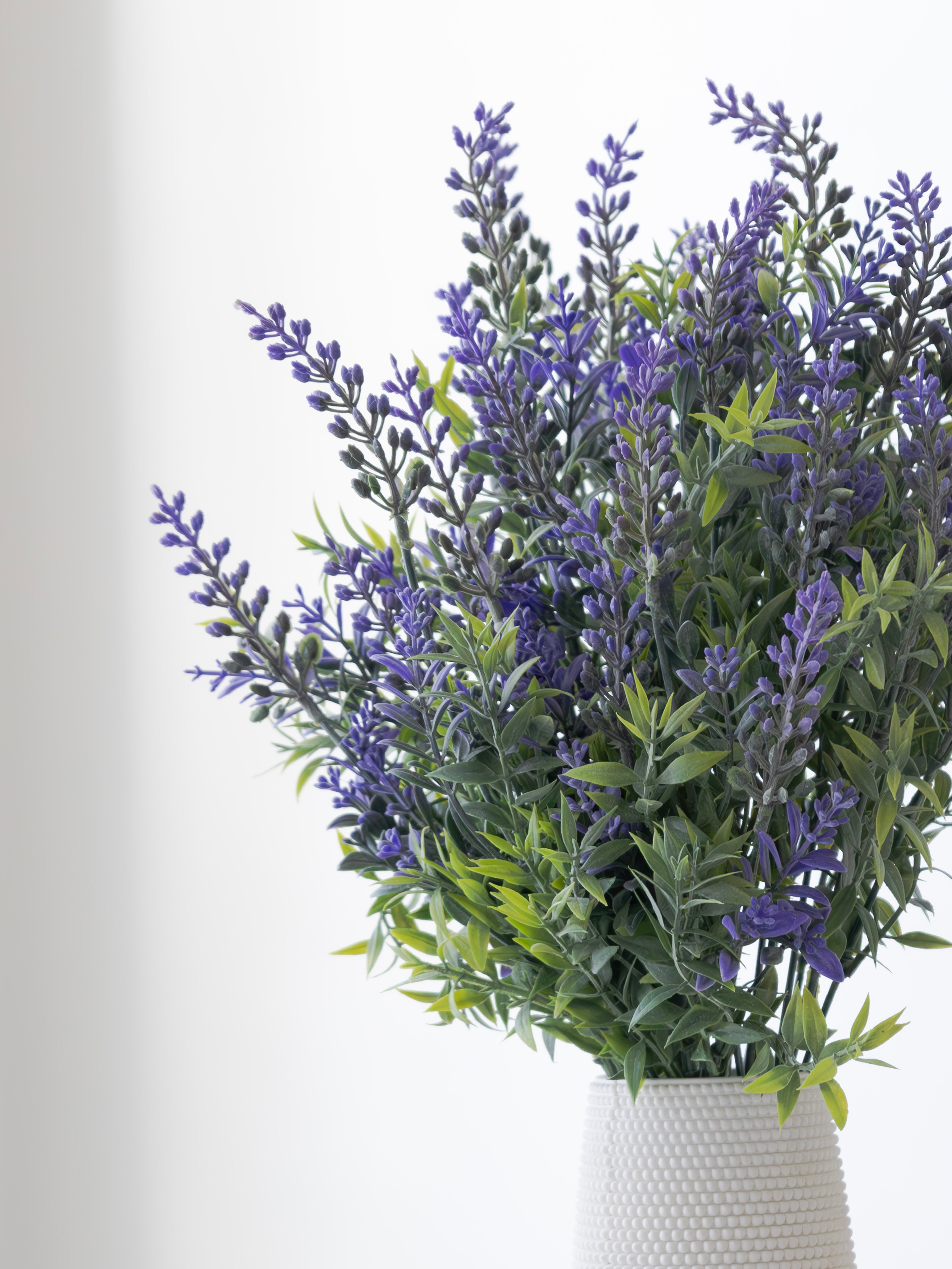 Artificial Lavender Flower Bunch (Set of 2)