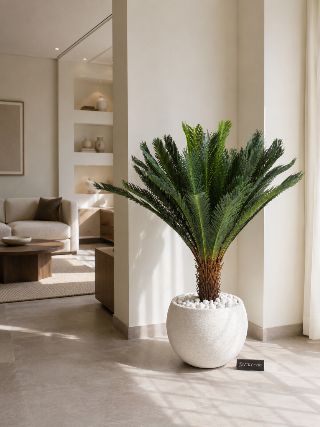 Artificial Cycas Palm Plant 4ft