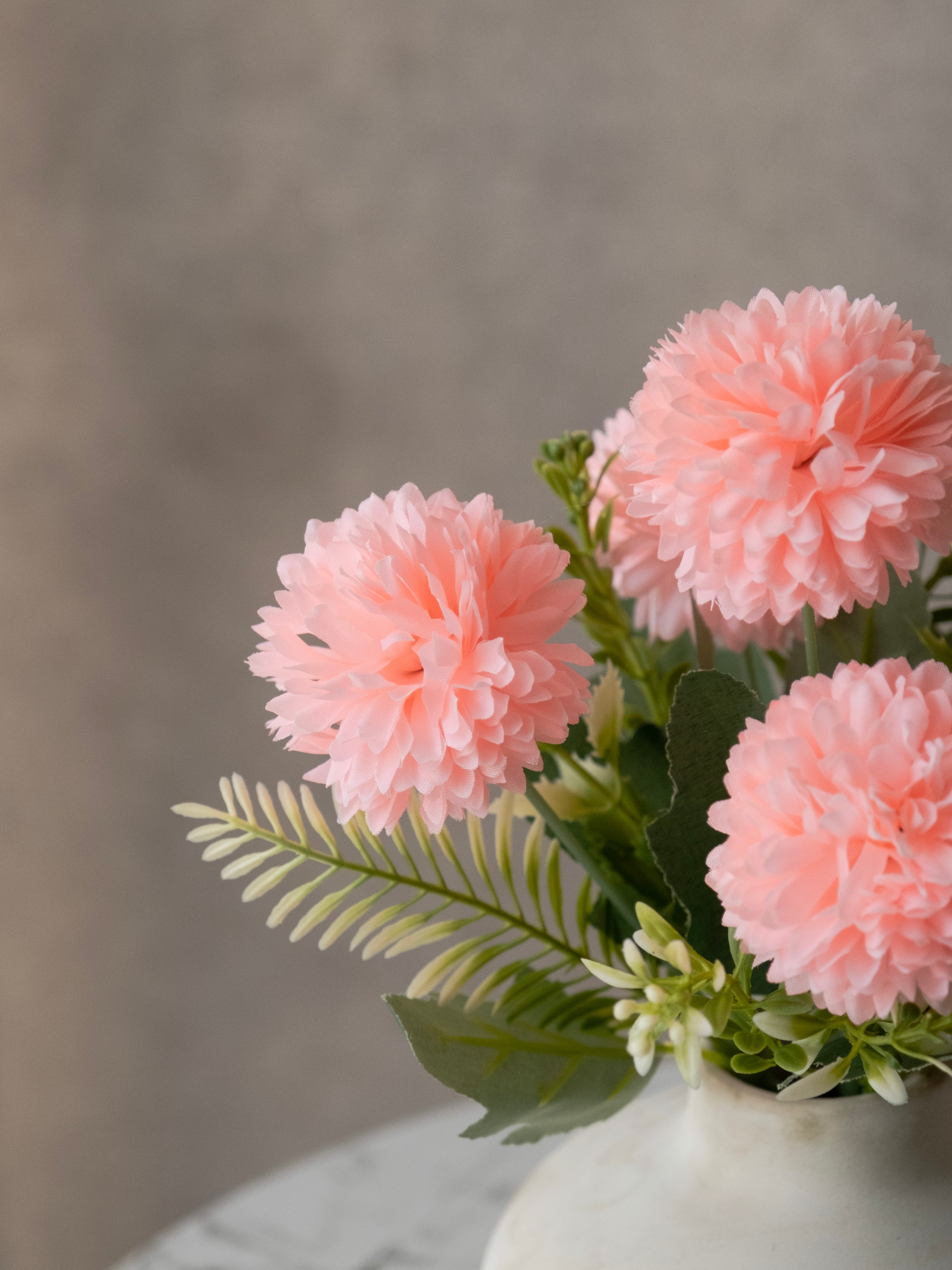 Artificial Mum Flower Bunch 28cm (Set of 3)