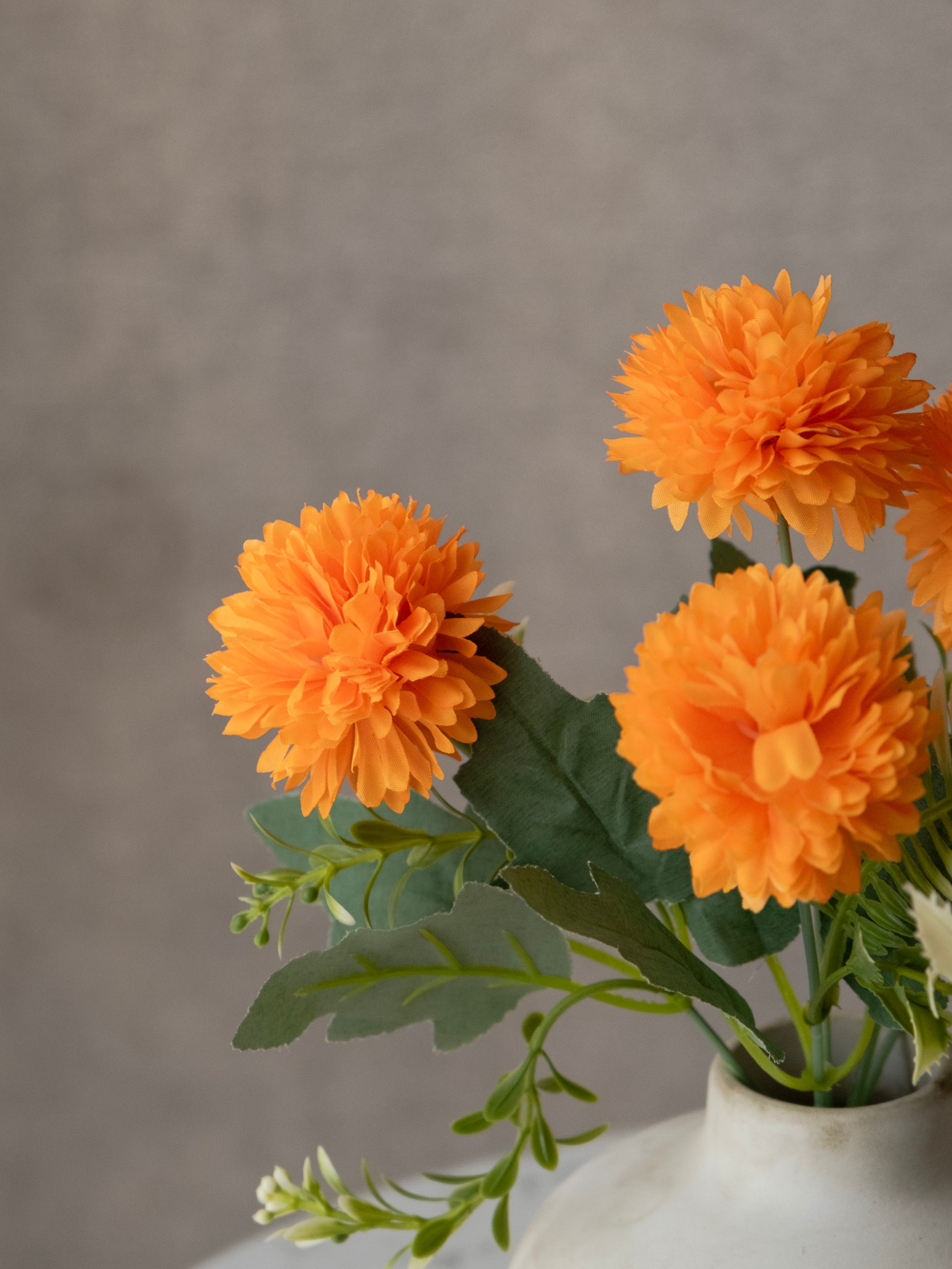 Artificial Mum Flower Bunch 28cm (Set of 3)