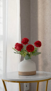 Artificial Mum Flower Bunch 28cm (Set of 3)