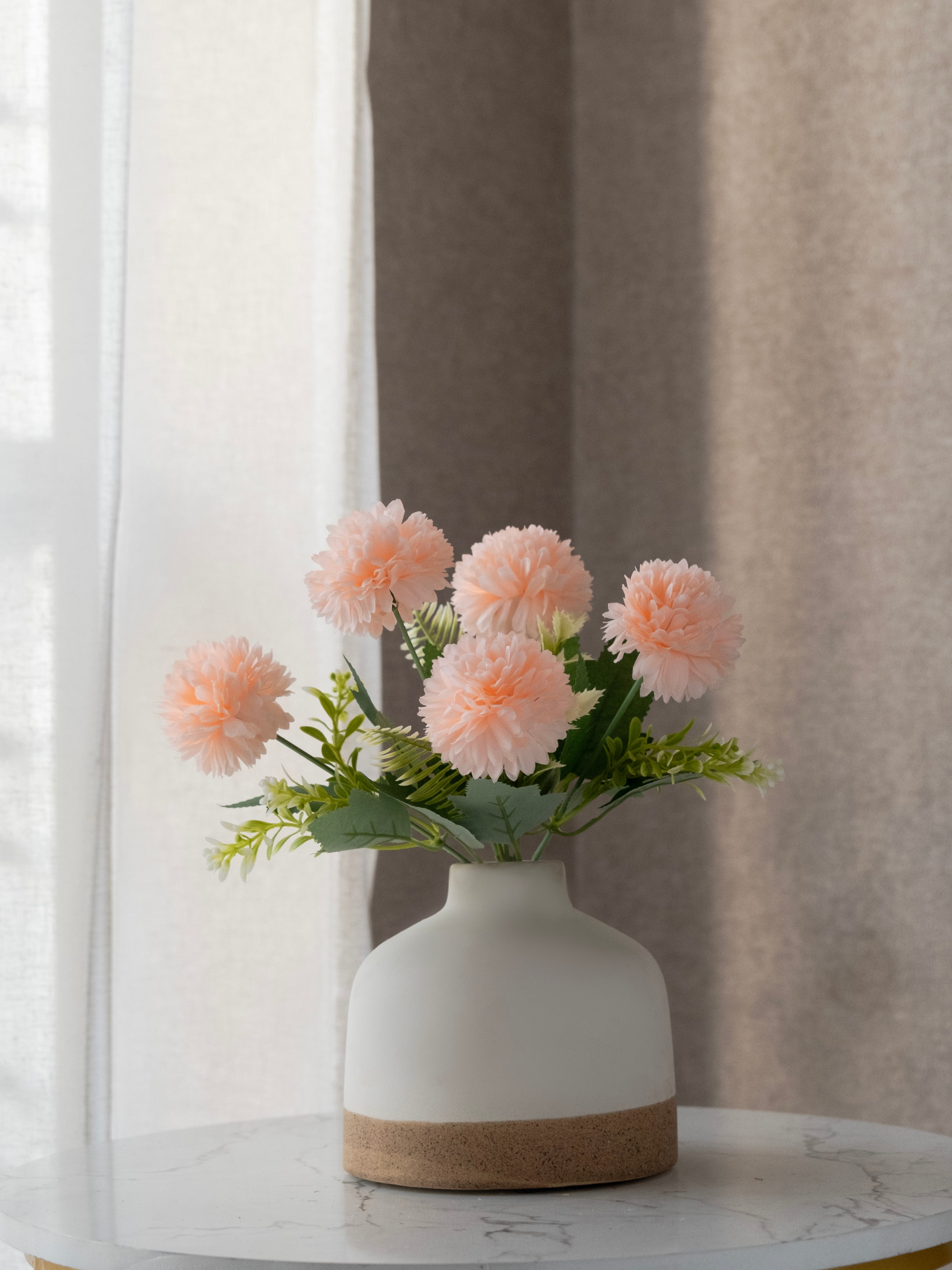 Artificial Mum Flower Bunch 28cm (Set of 3)