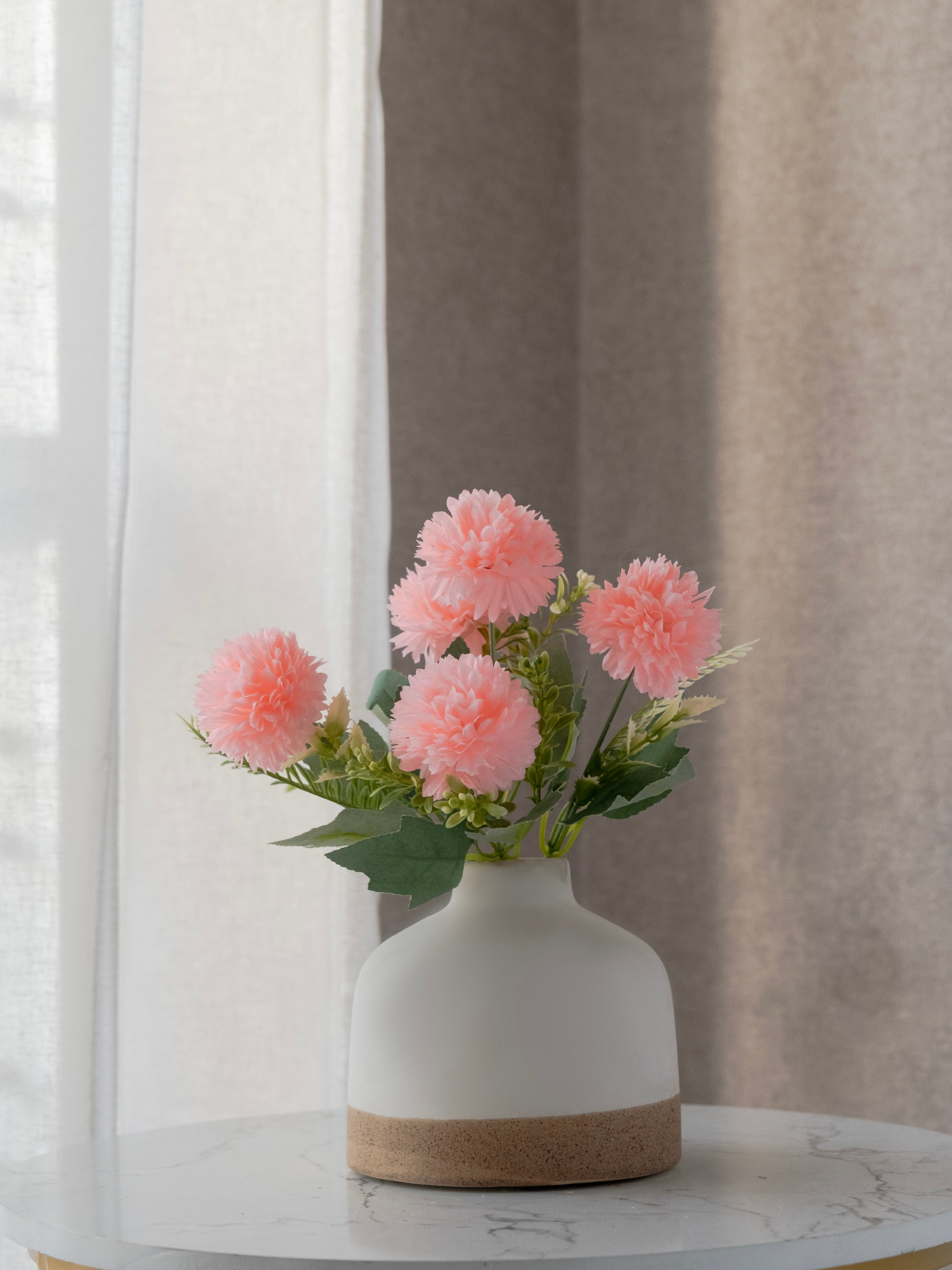 Artificial Mum Flower Bunch 28cm (Set of 3)