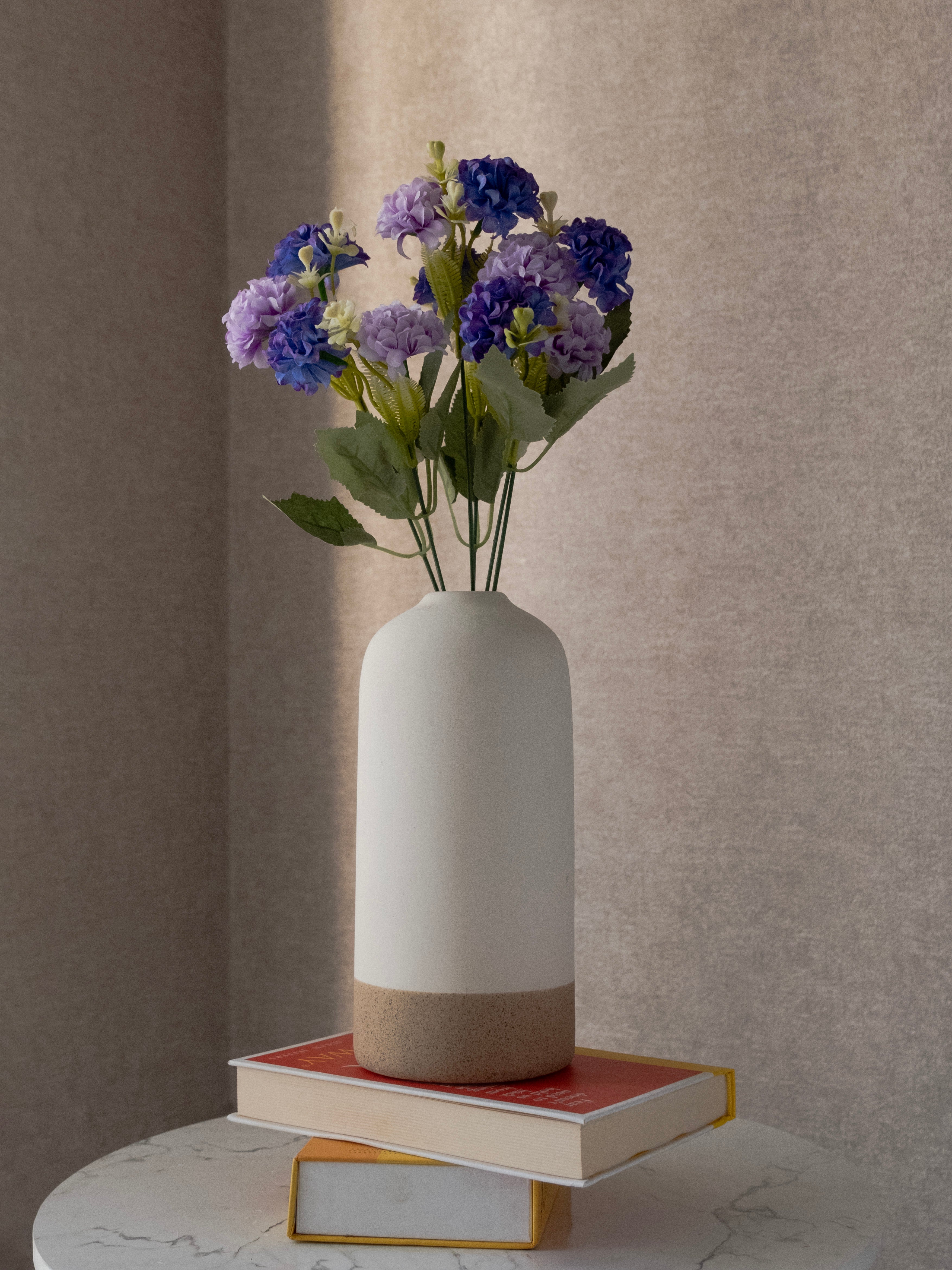 Artificial Multicolor Hydrangea Flower Bunch (Set of 3)