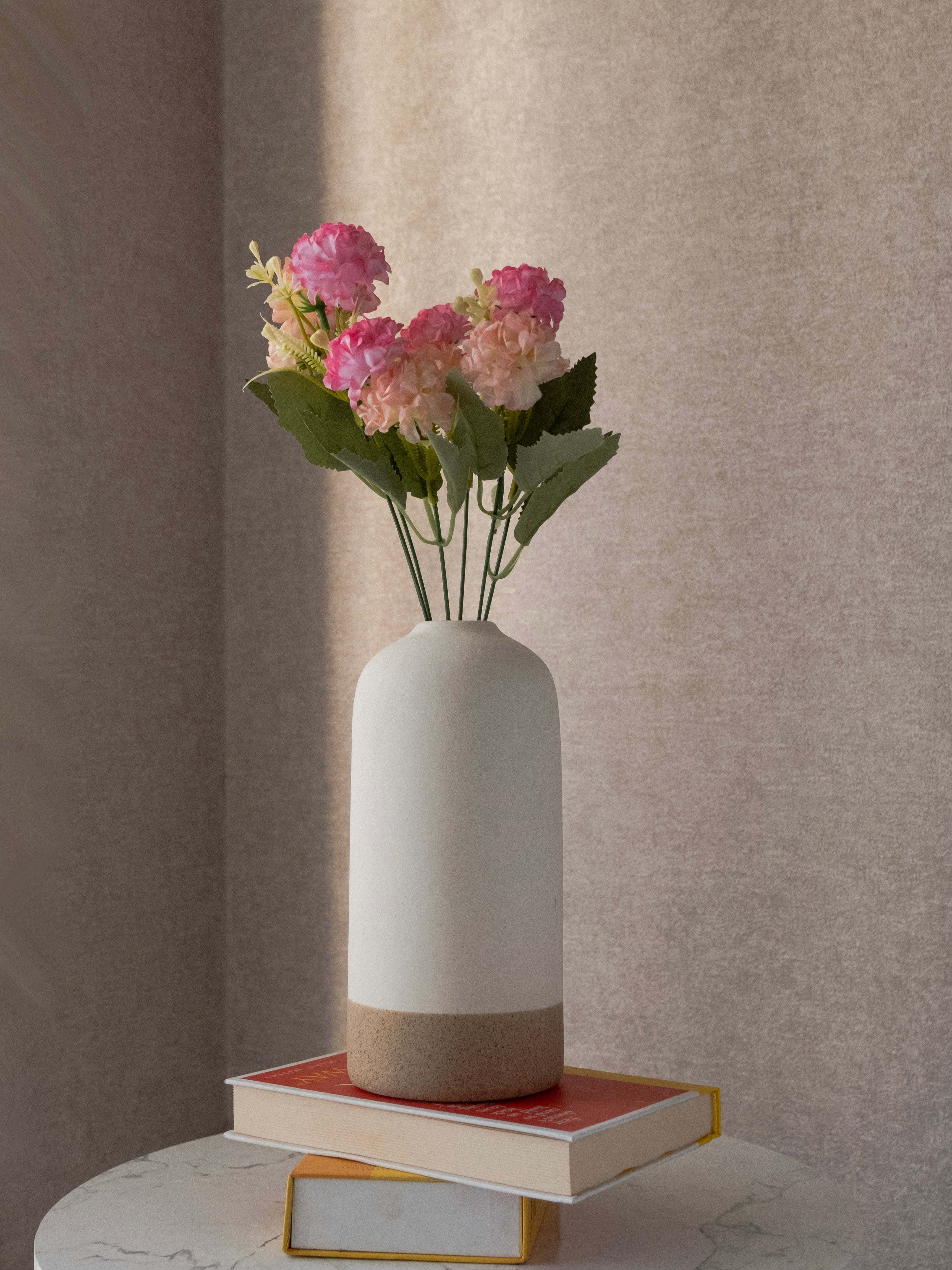 Artificial Multicolor Hydrangea Flower Bunch (Set of 3)