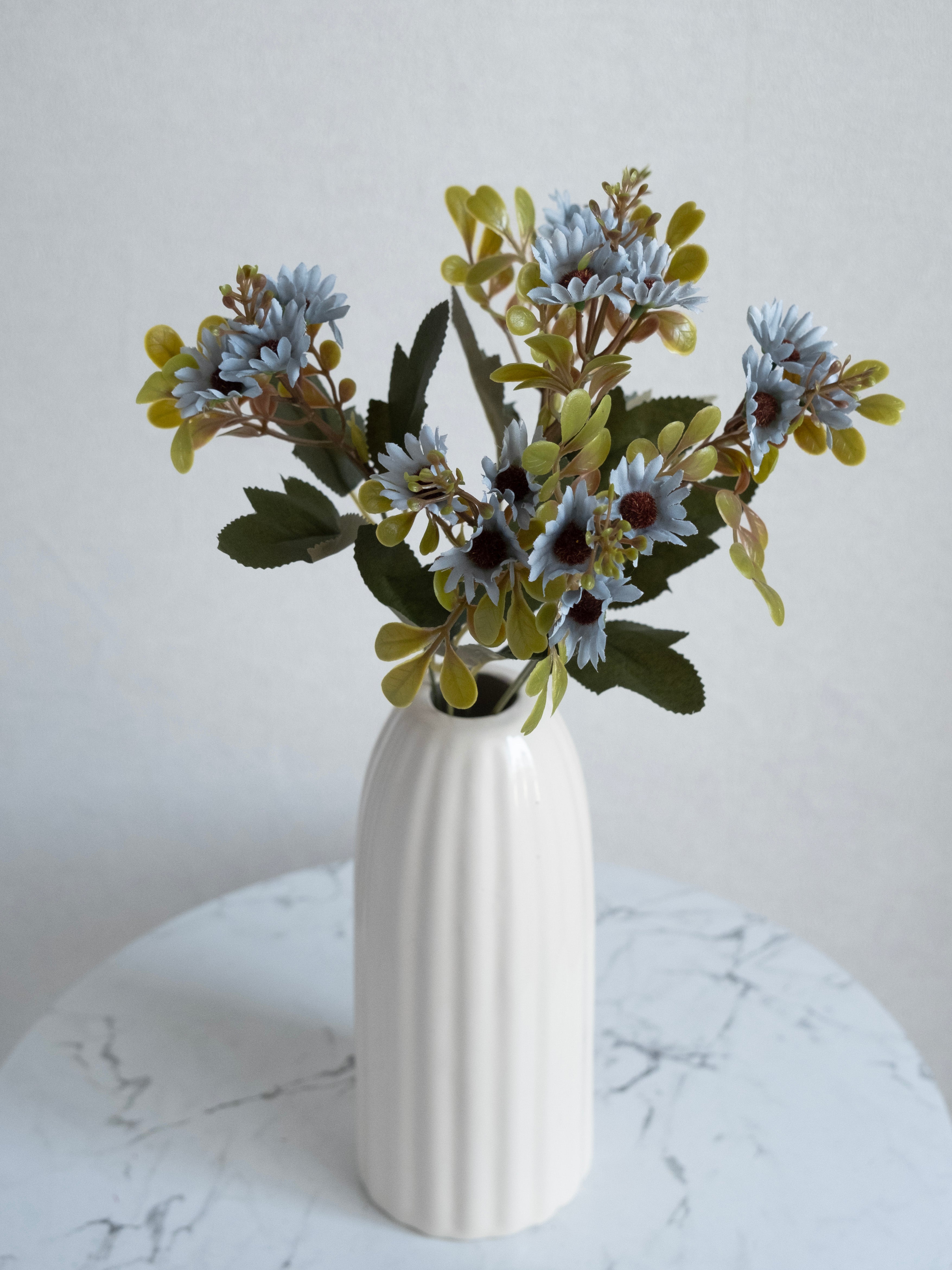 Artificial Mini Daisy Flower Bunch (Set of 3)