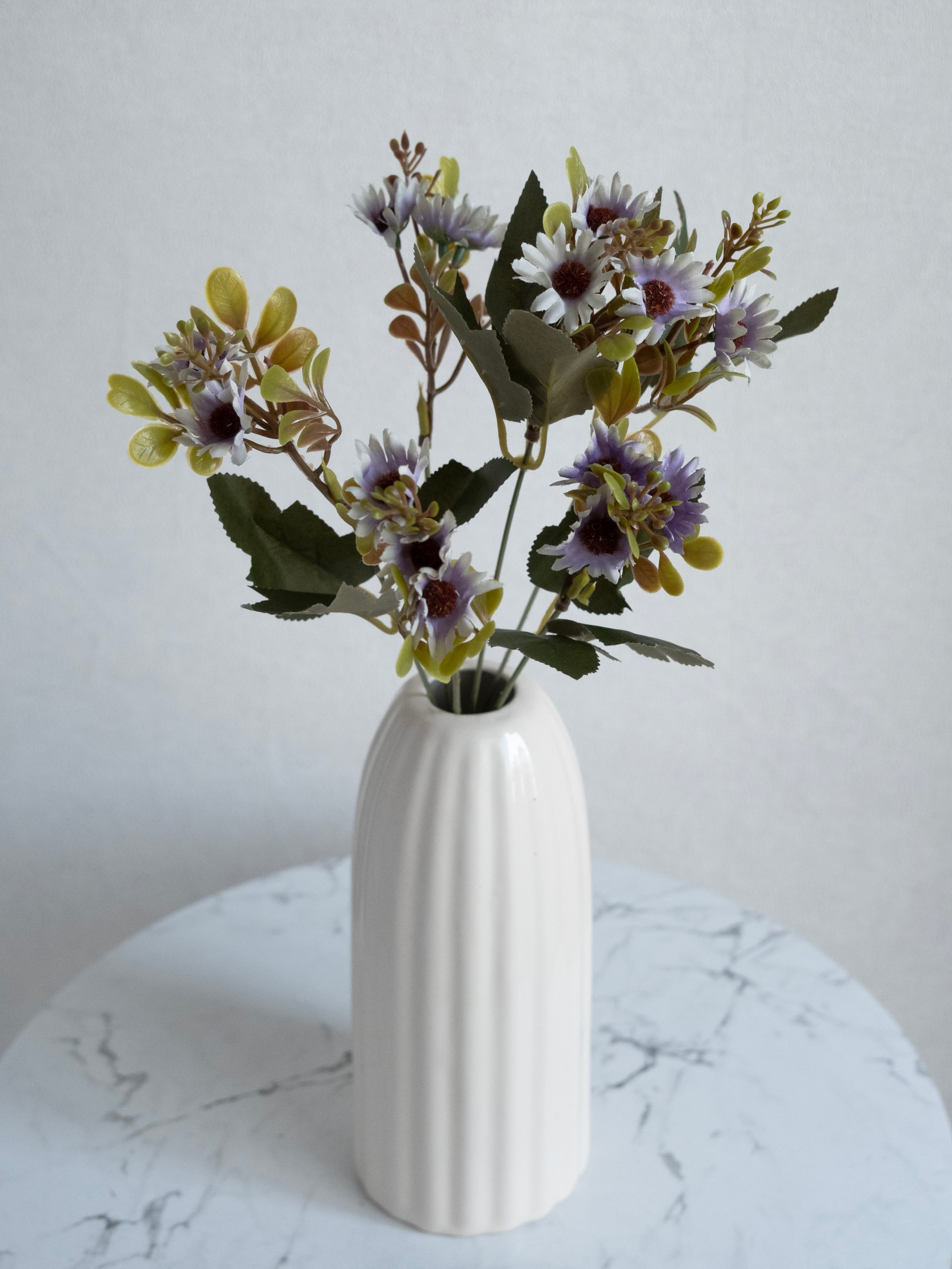 Artificial Mini Daisy Flower Bunch (Set of 3)