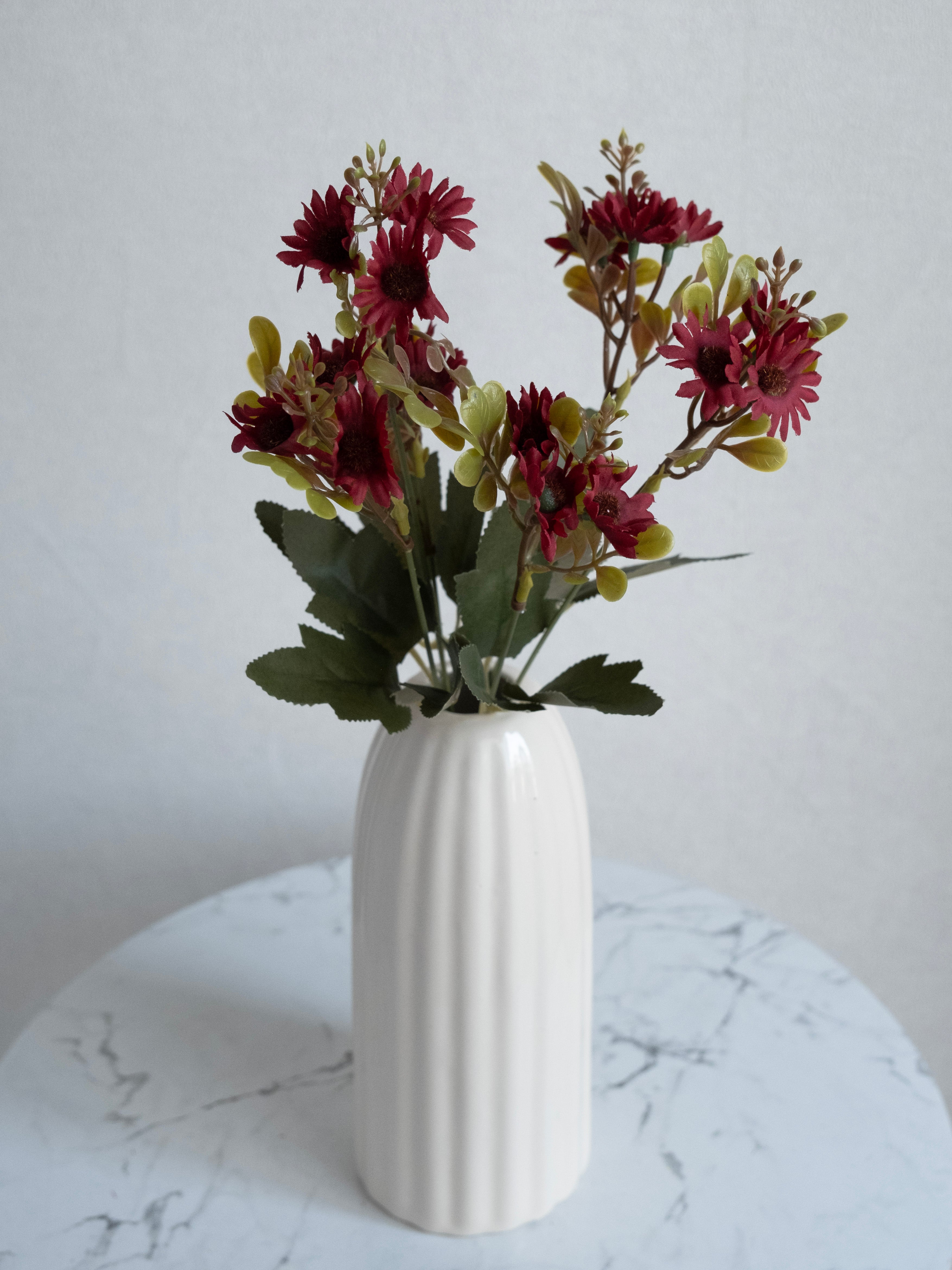 Artificial Mini Daisy Flower Bunch (Set of 3)