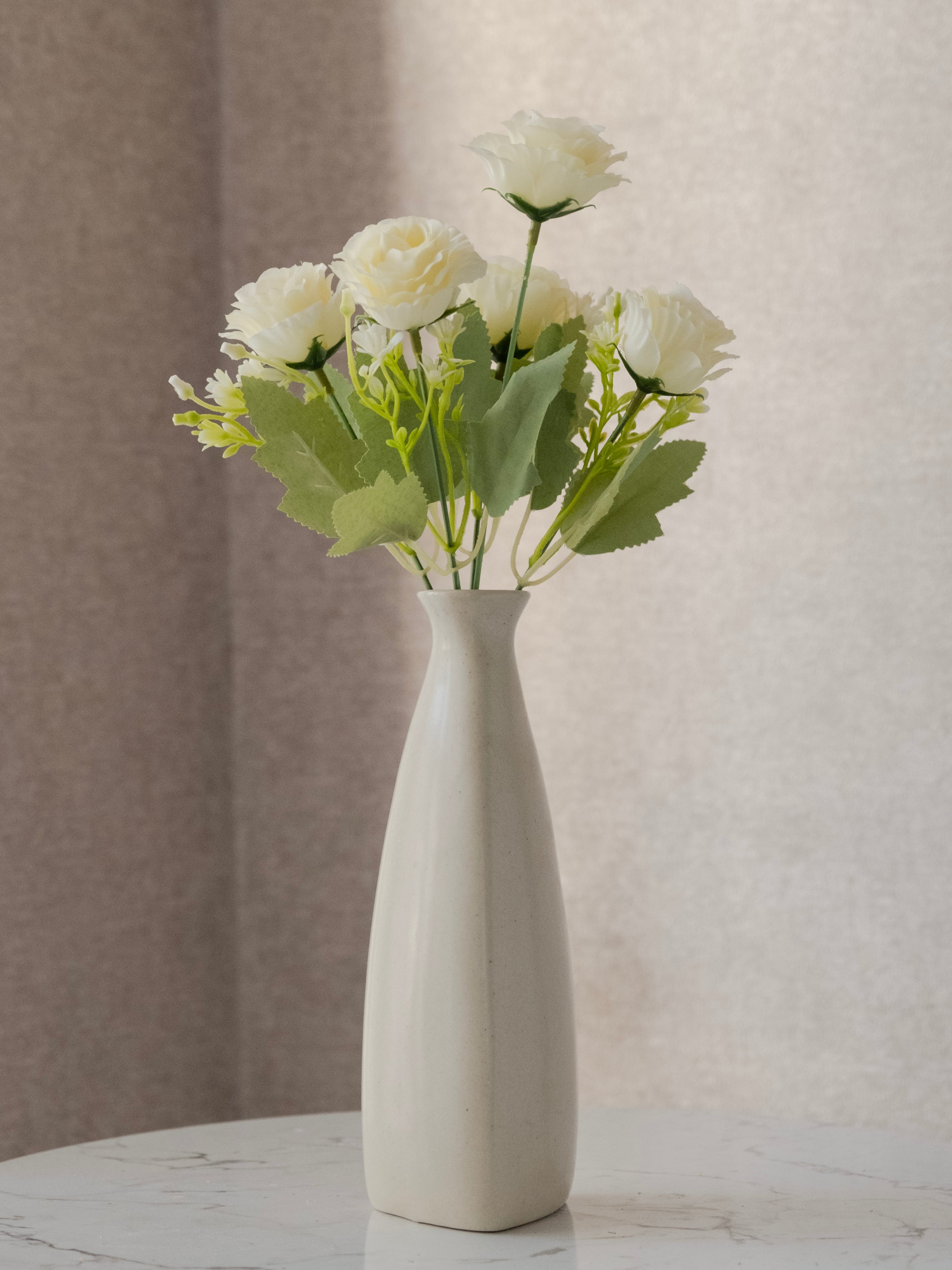 Artificial Camellia Flower Bunches (Set of 3)