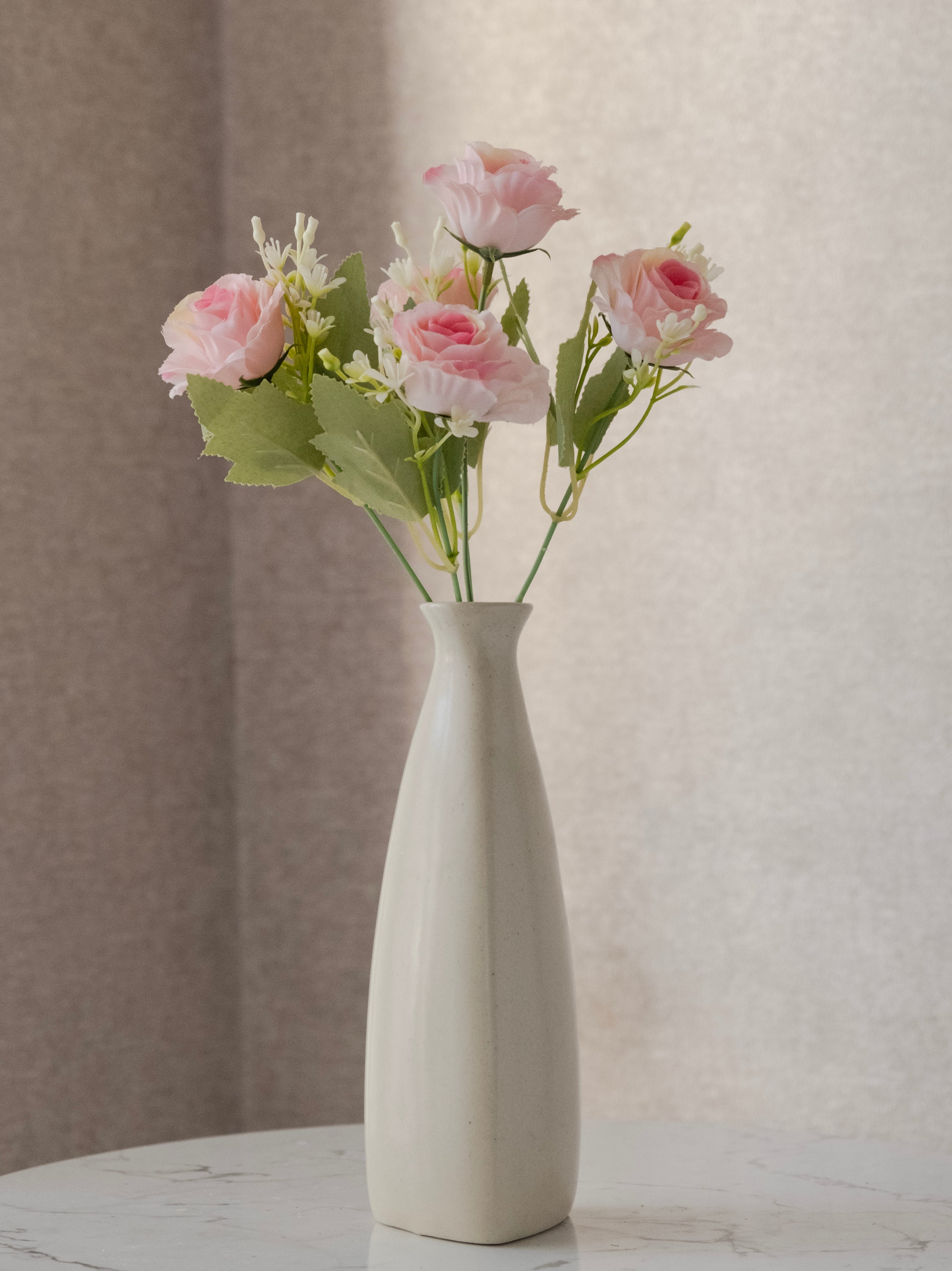 Artificial Camellia Flower Bunches (Set of 3)