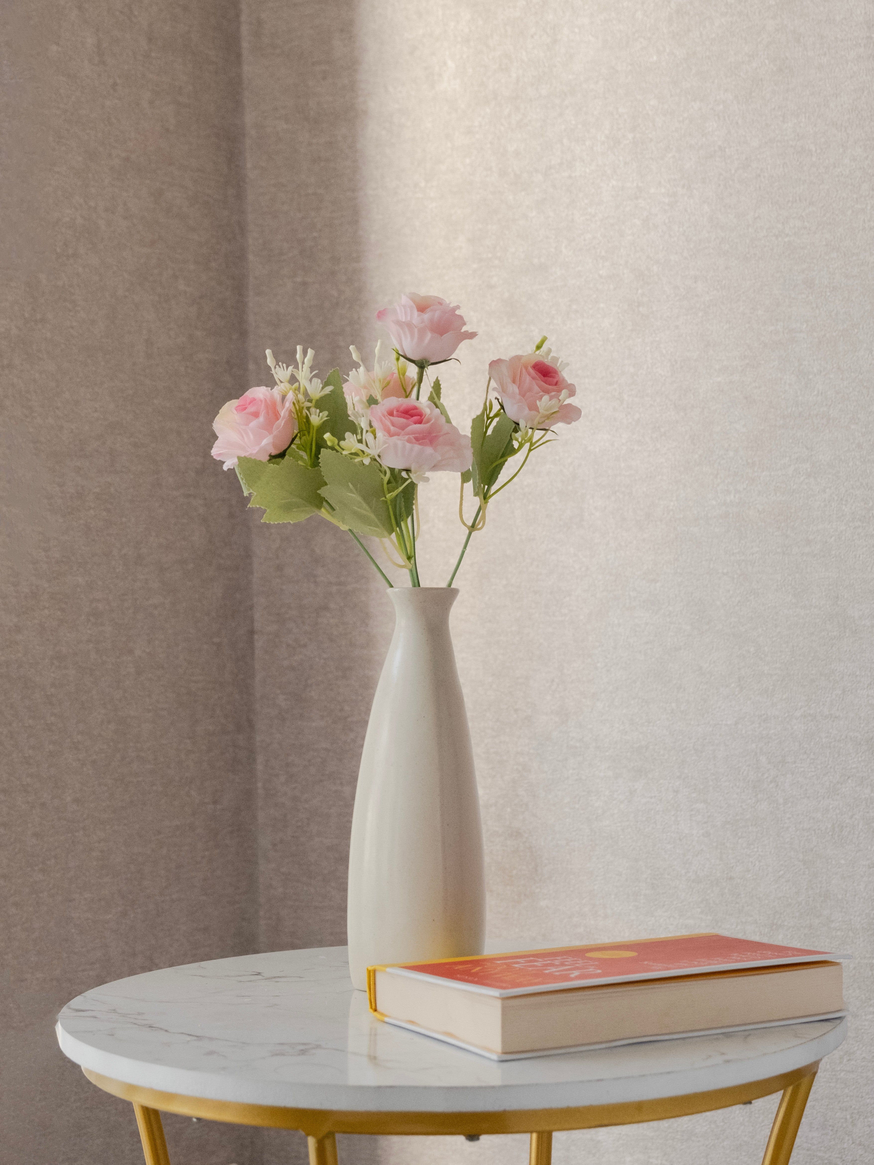 Artificial Camellia Flower Bunches (Set of 3)