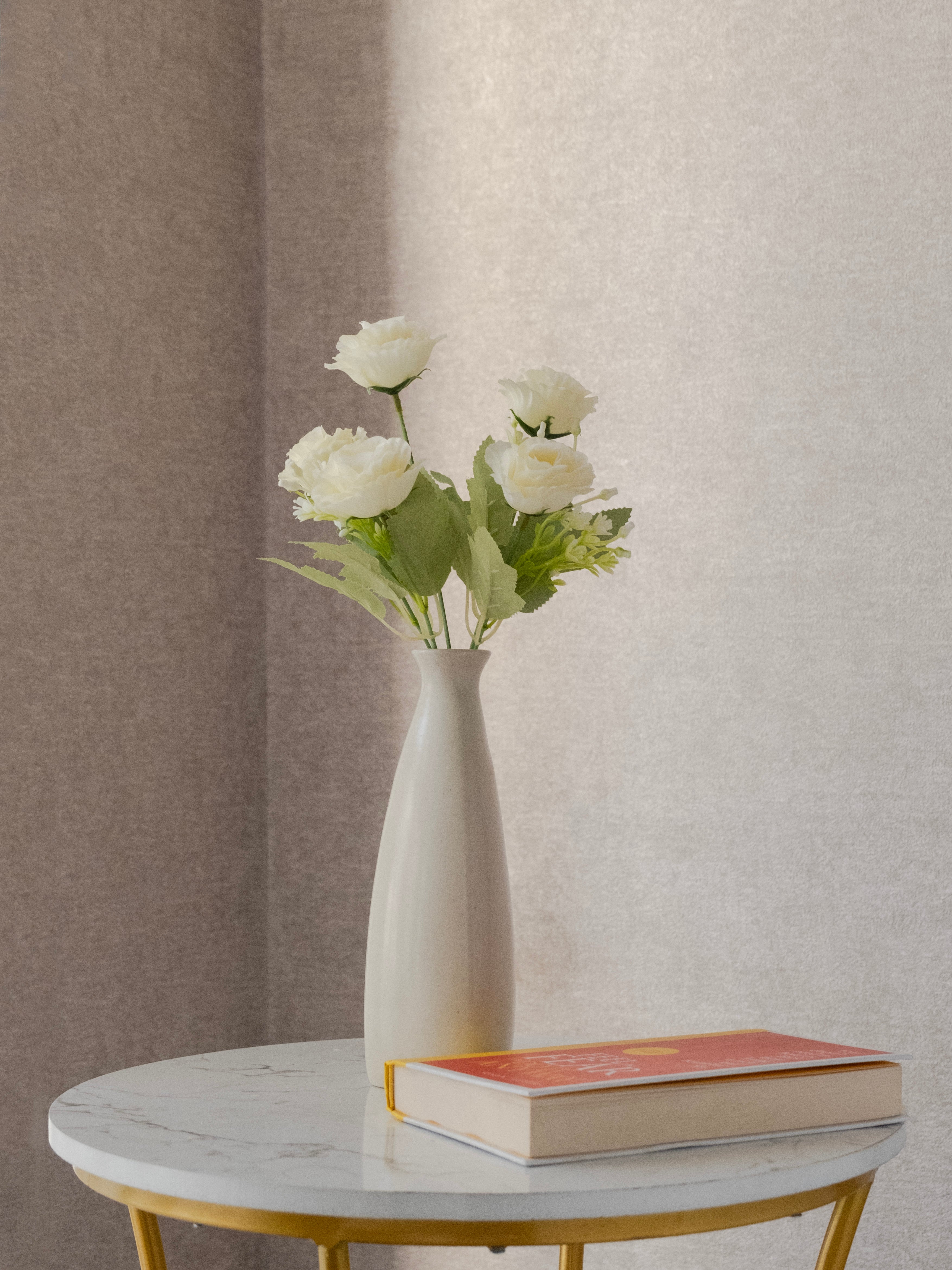 Artificial Camellia Flower Bunches (Set of 3)