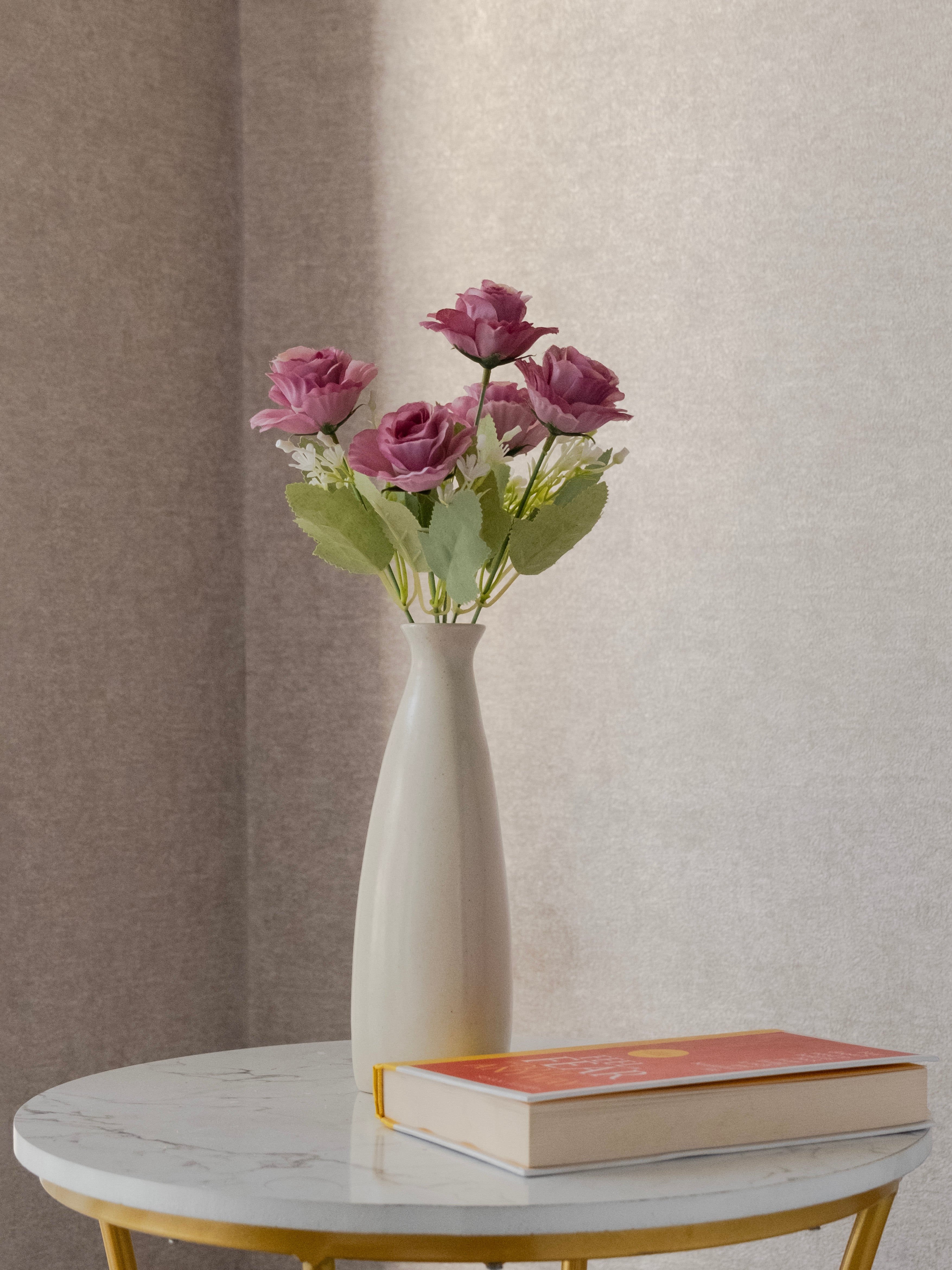 Artificial Camellia Flower Bunches (Set of 3)