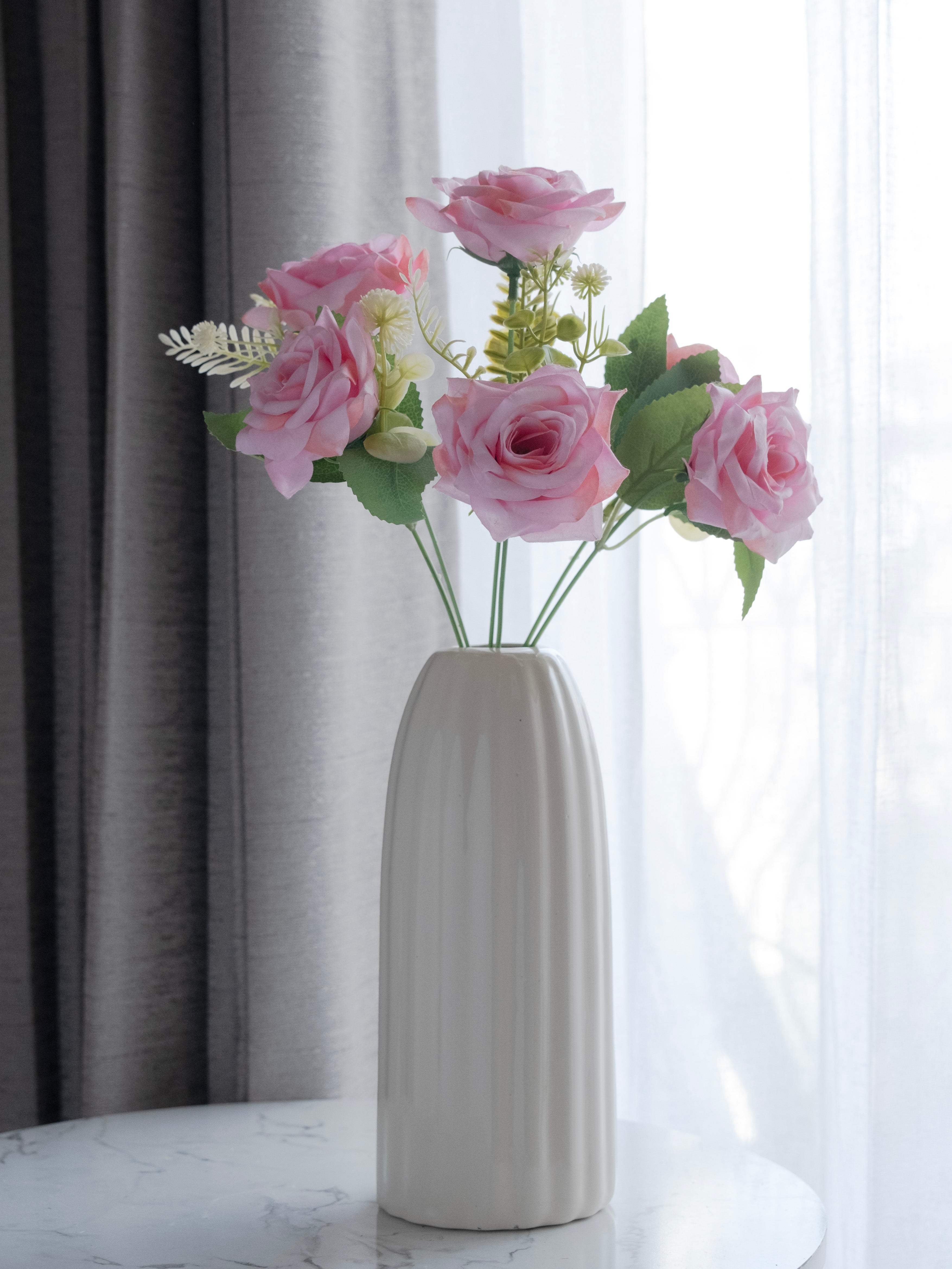 Artificial Essence of Rose flower Bunches (Set of 3)