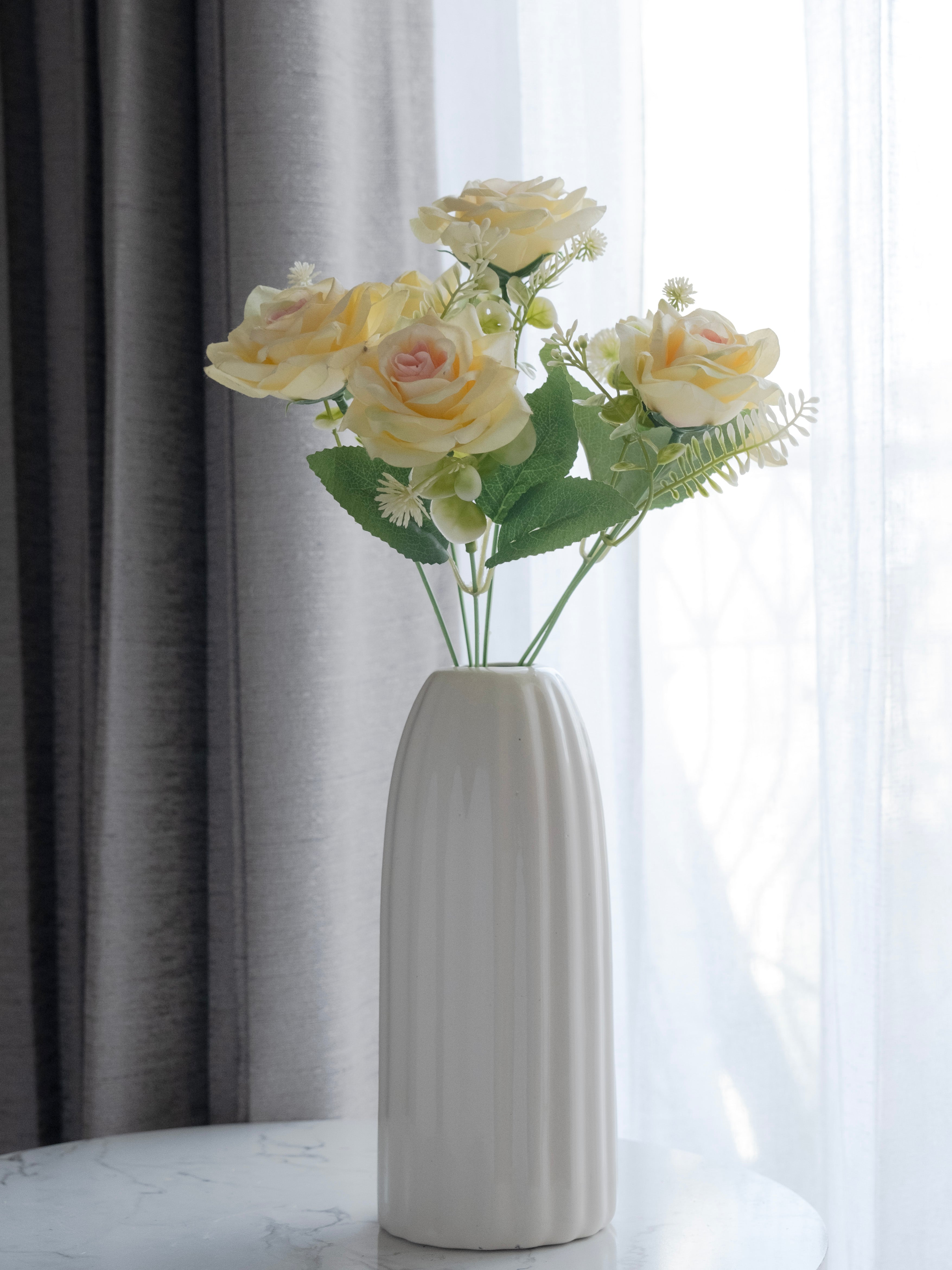 Artificial Essence of Rose flower Bunches (Set of 3)