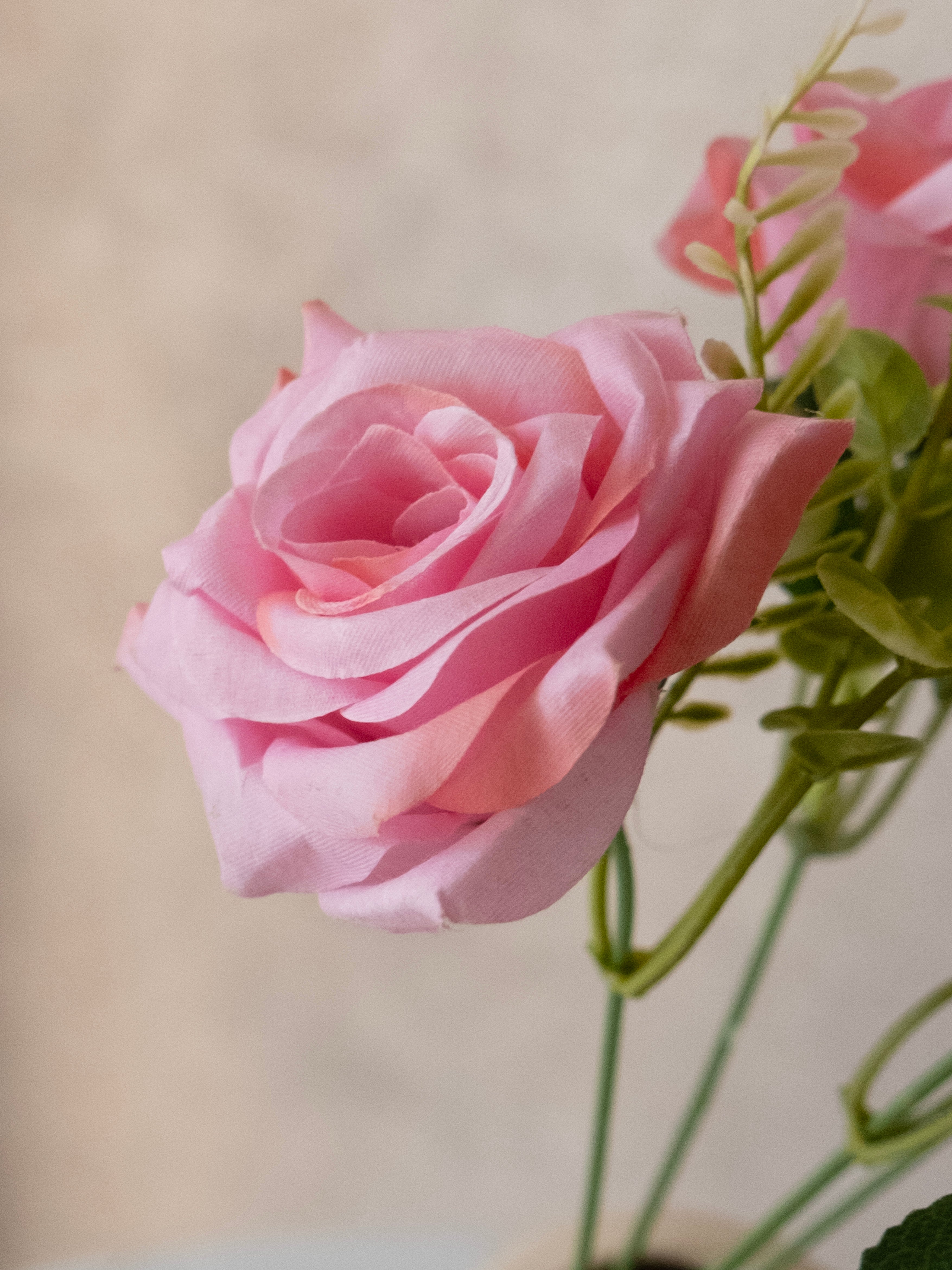 Artificial Essence of Rose flower Bunches (Set of 3)