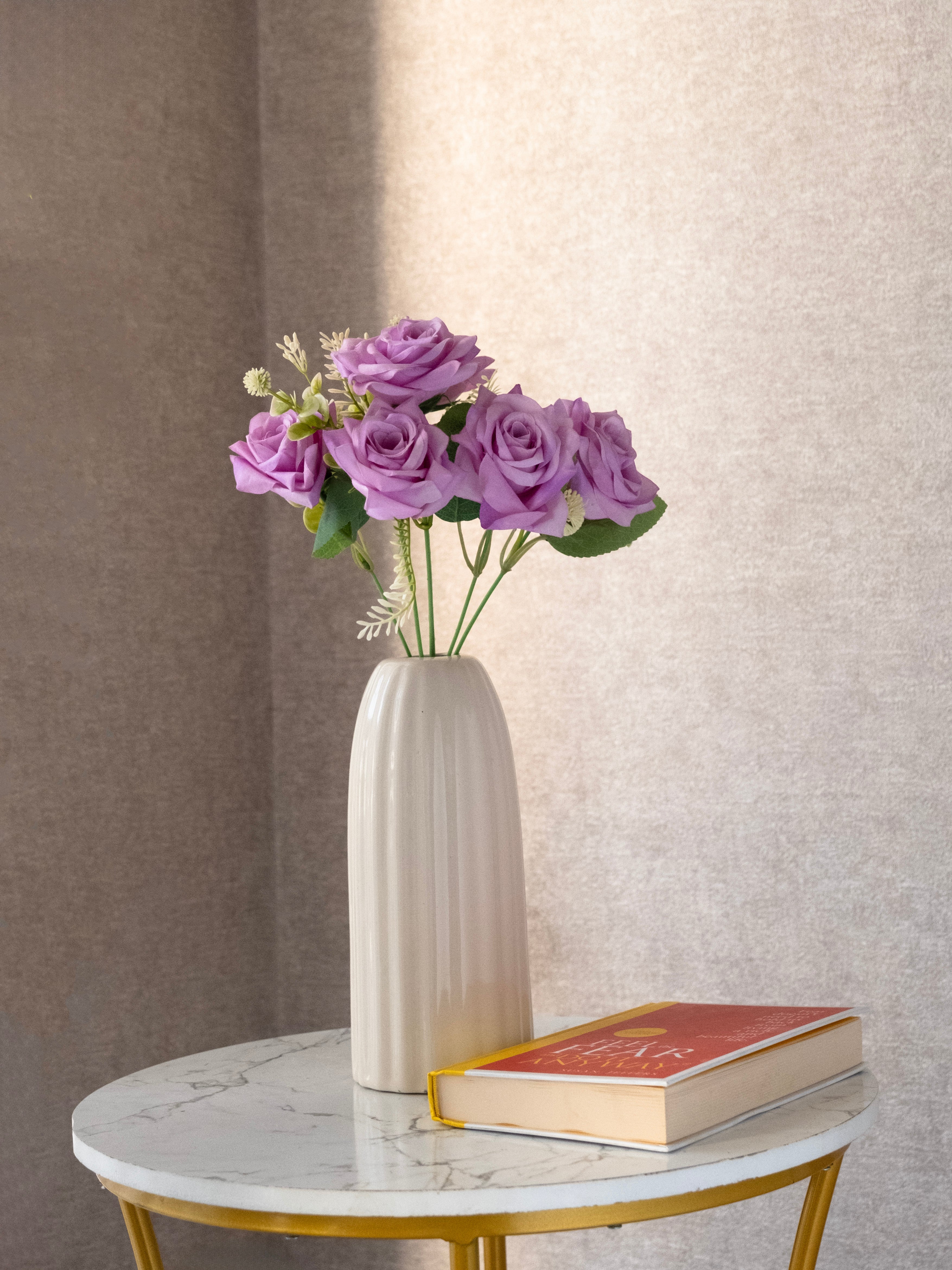 Artificial Essence of Rose flower Bunches (Set of 3)