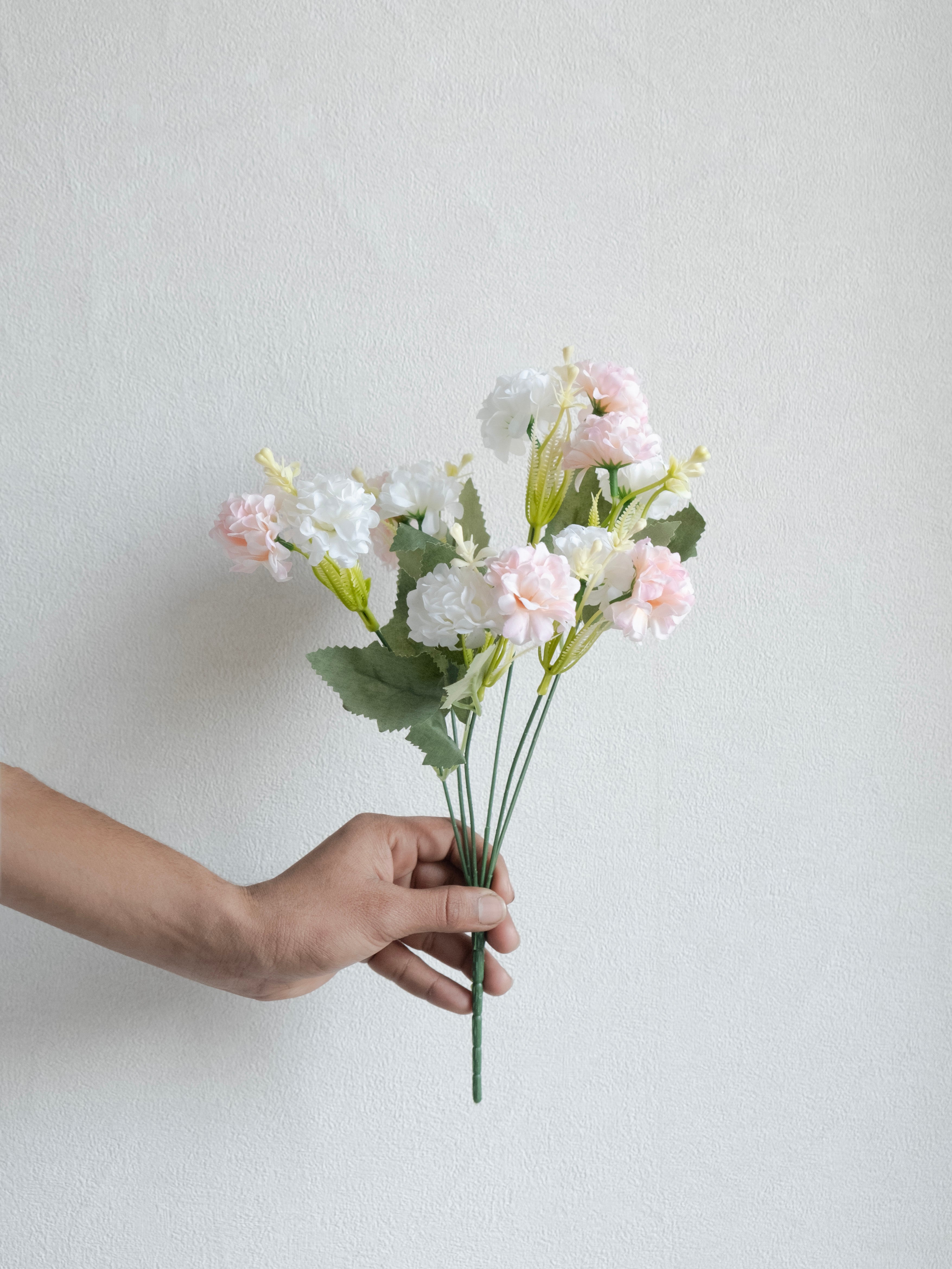 Artificial Multicolor Hydrangea Flower Bunch (Set of 3)