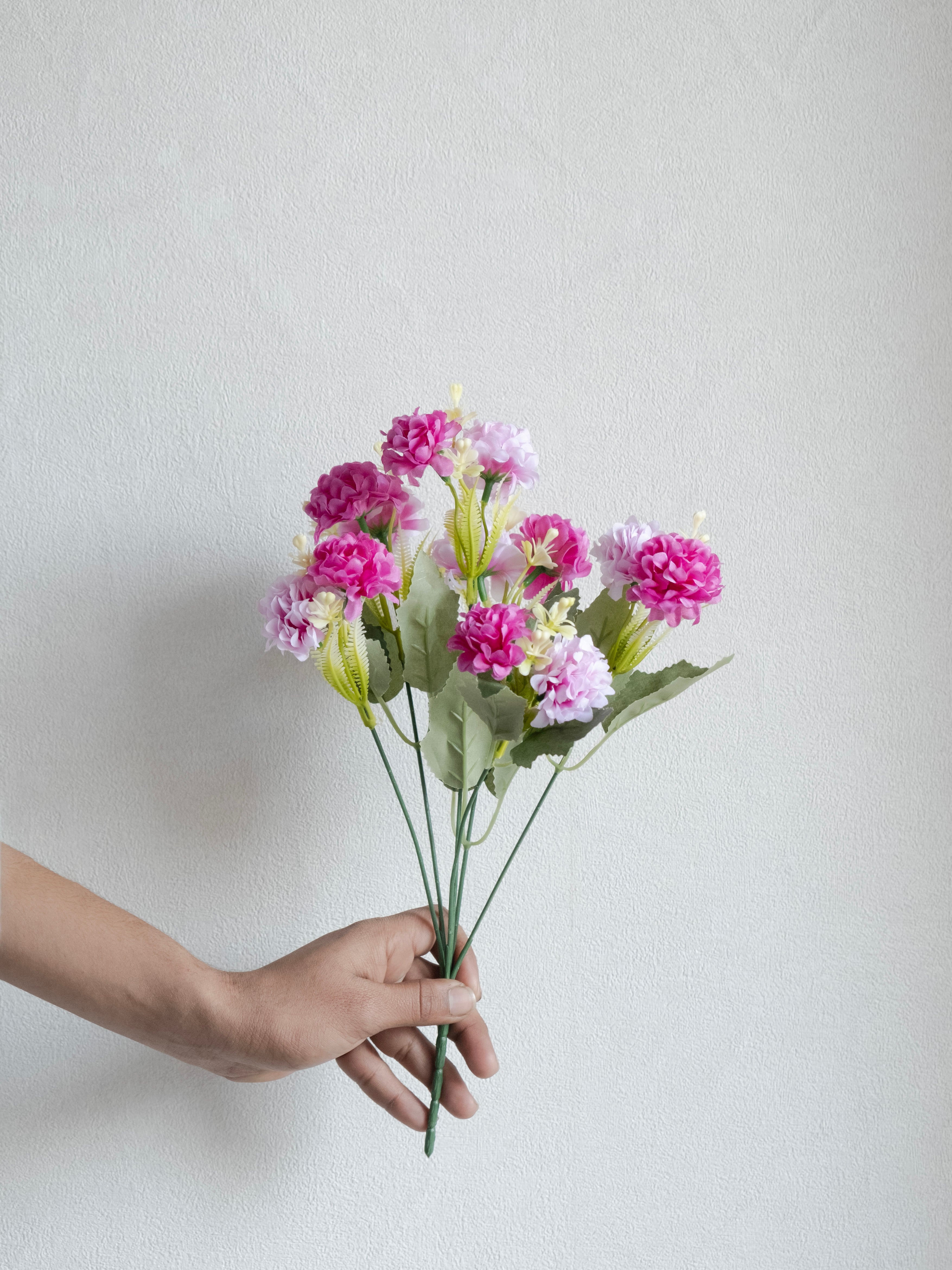 Artificial Multicolor Hydrangea Flower Bunch (Set of 3)