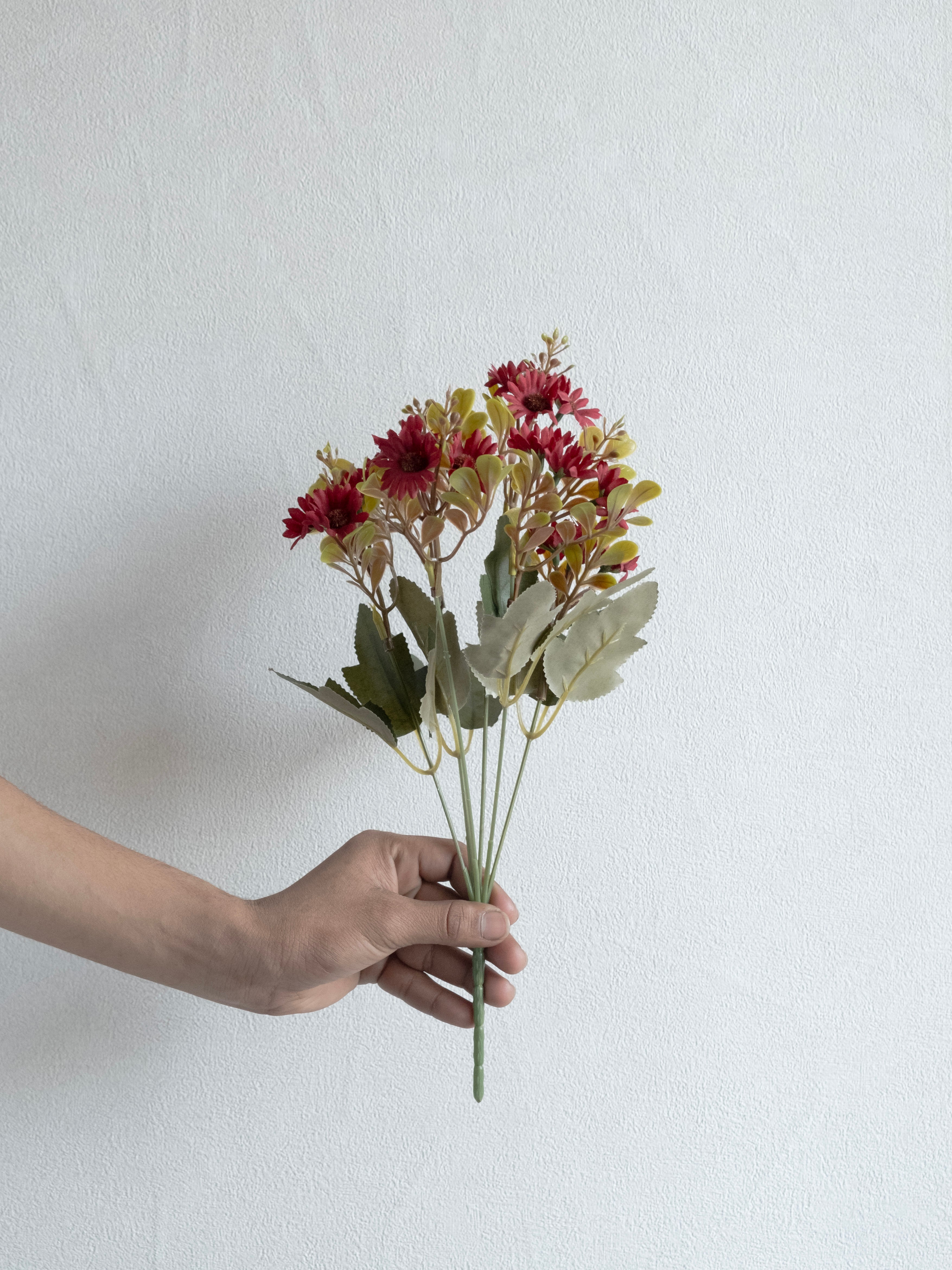 Artificial Mini Daisy Flower Bunch (Set of 3)