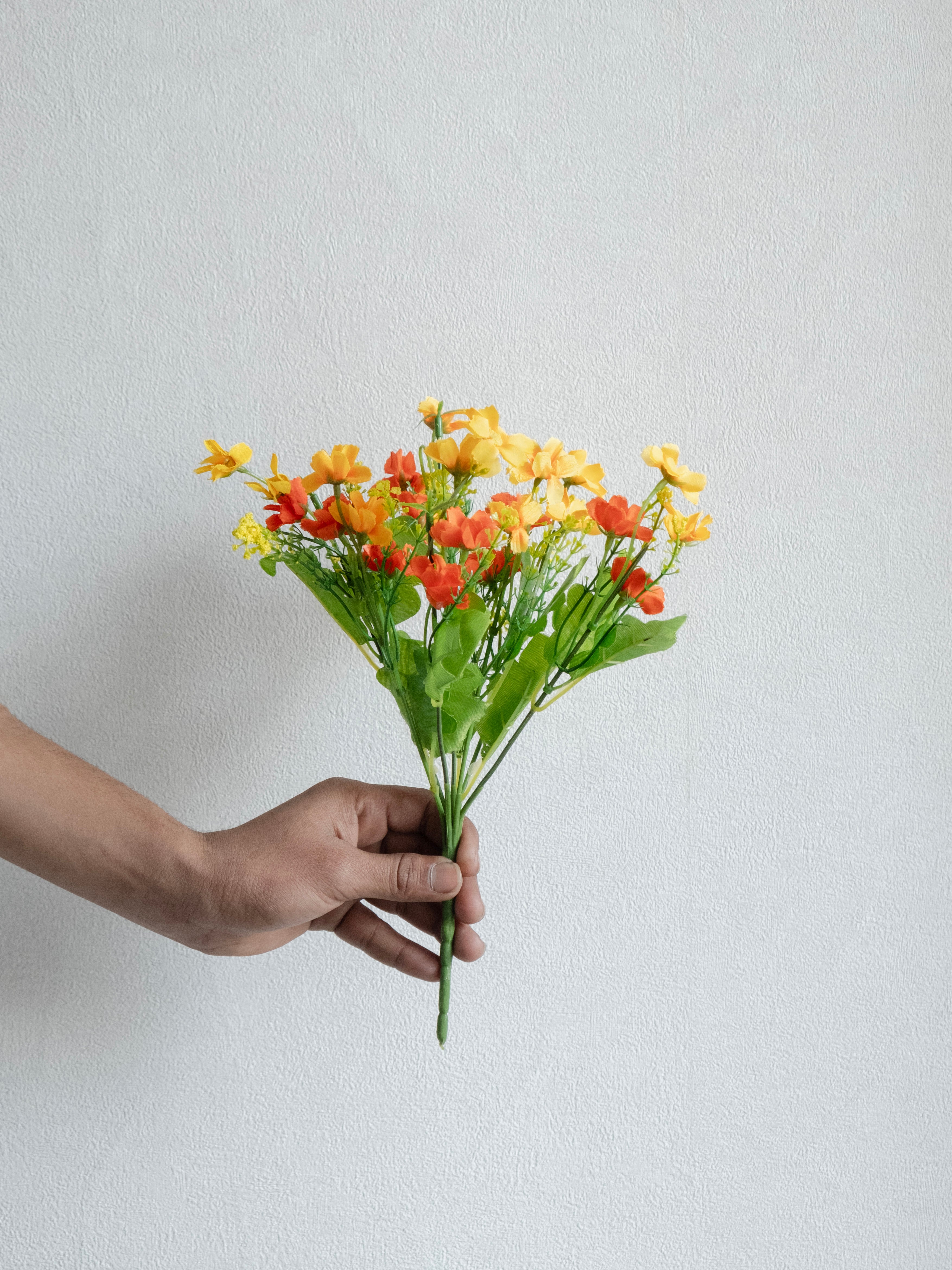 Artificial Daisy Flower Bunches (Set of 3)