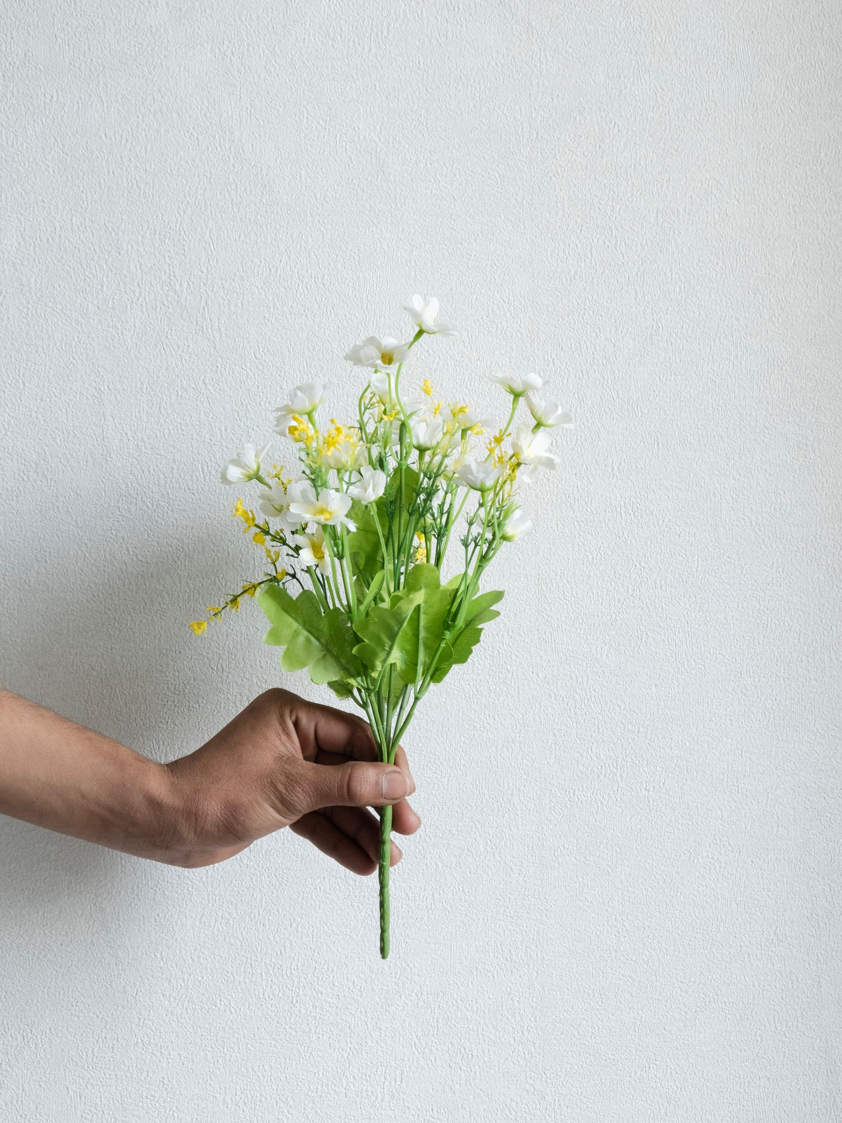 Artificial Daisy Flower Bunches (Set of 3)