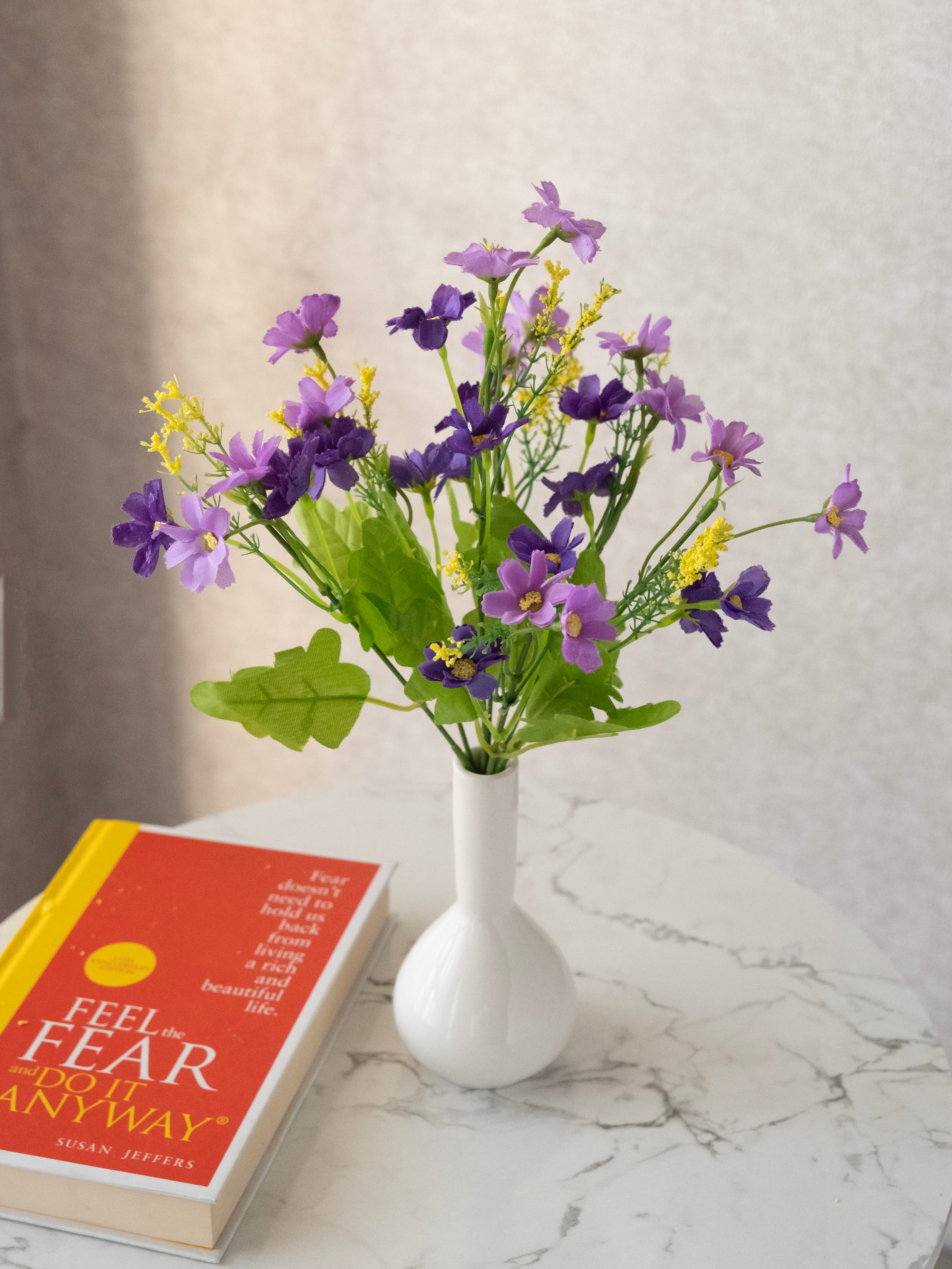 Artificial Daisy Flower Bunches (Set of 3)