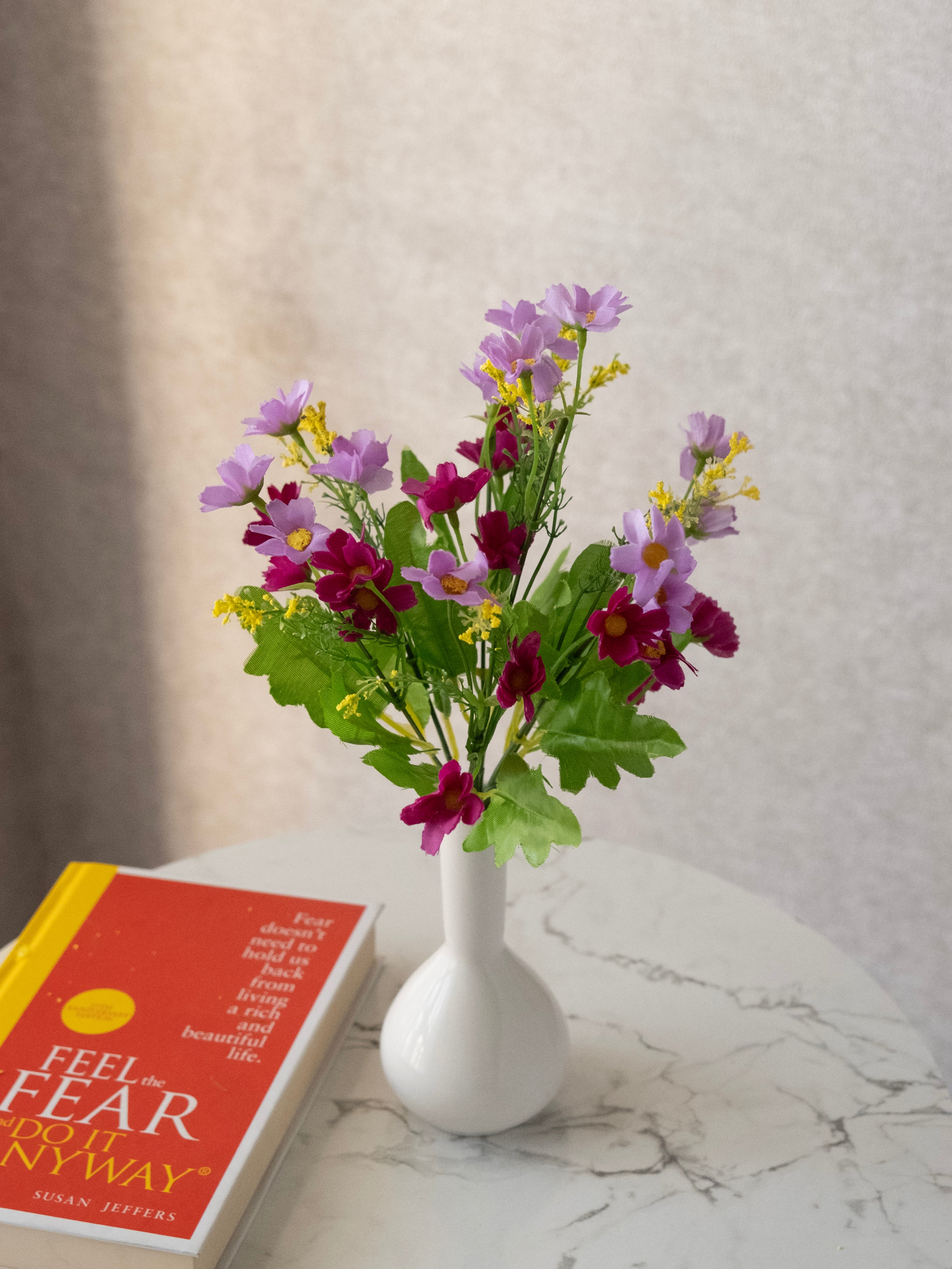 Artificial Daisy Flower Bunches (Set of 3)