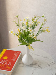 Artificial Daisy Flower Bunches (Set of 3)