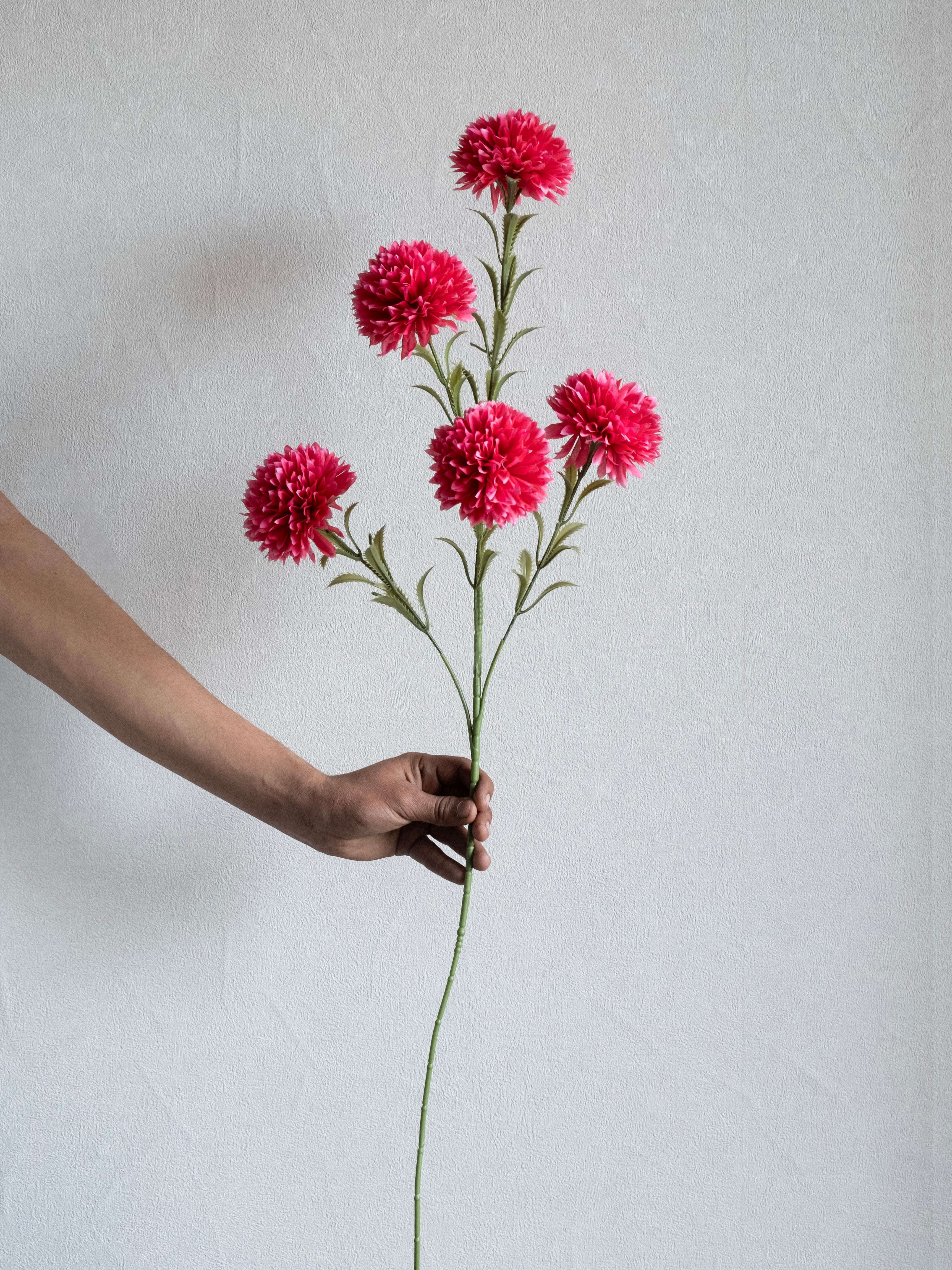 Artificial Mum Flower Stick (Set of 2)