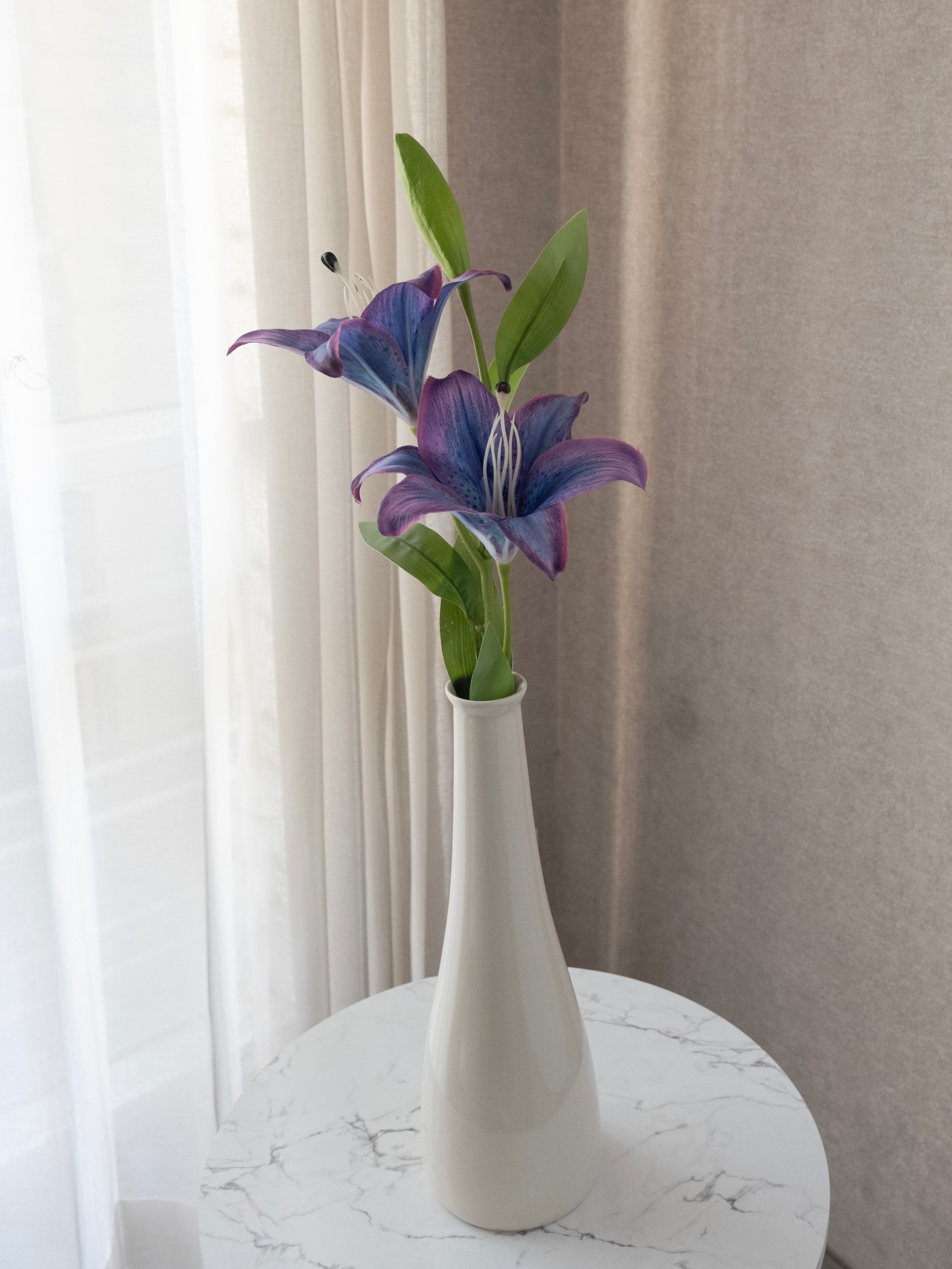 Artificial Lily Flower stick 84cm
