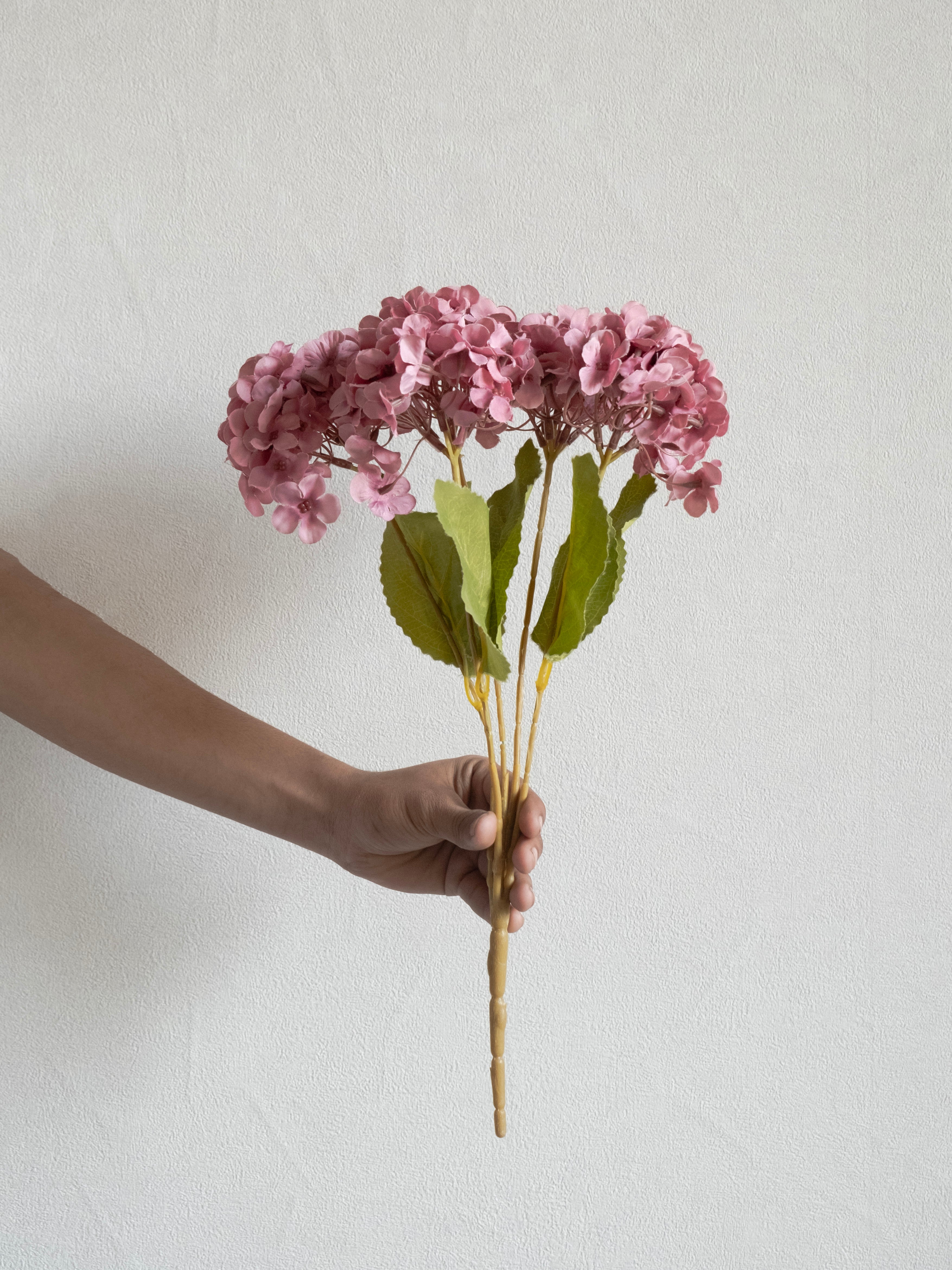 Artificial Hydrangea Flower bunch 45cm