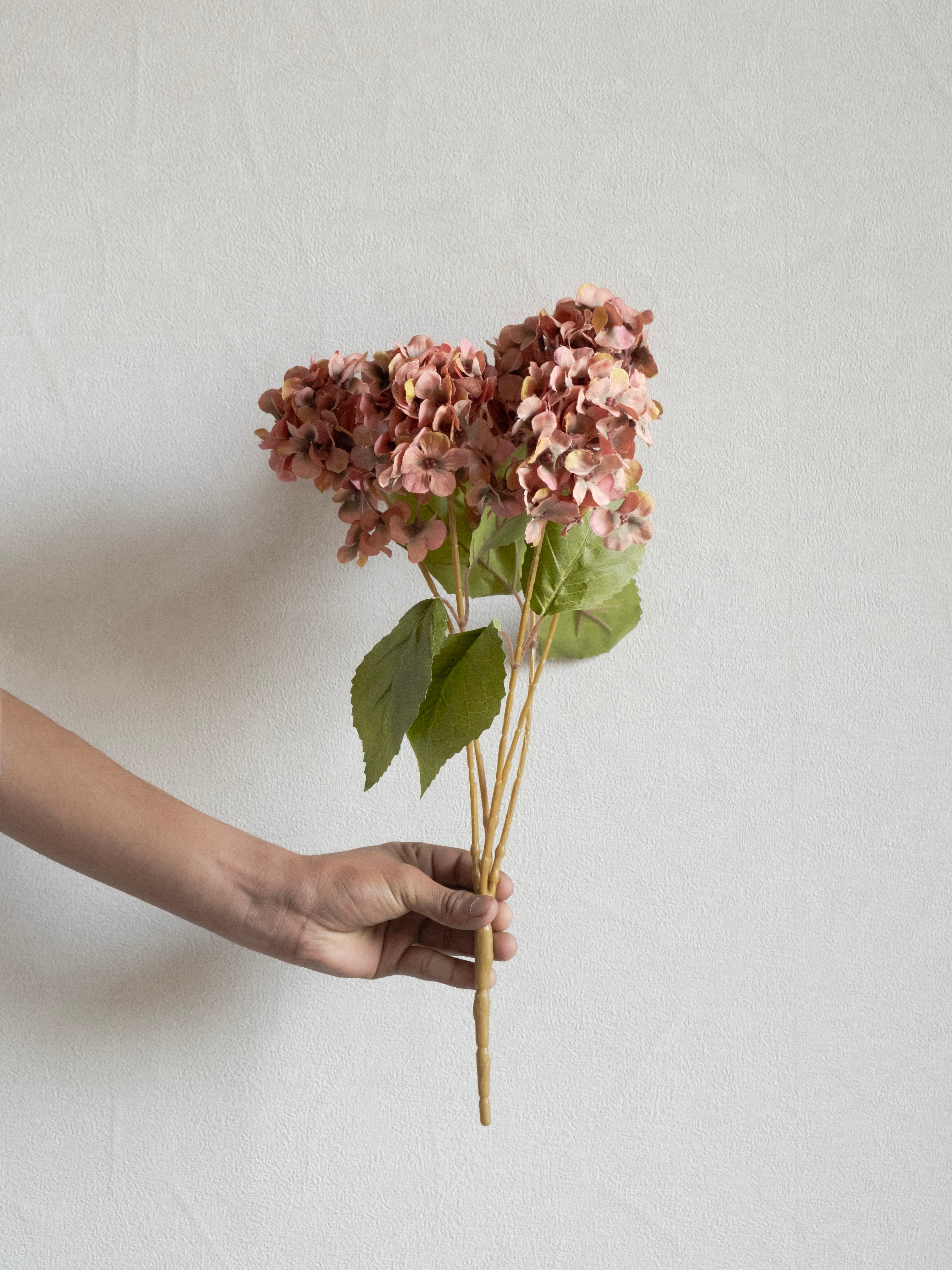 Artificial Hydrangea Flower bunch 45cm