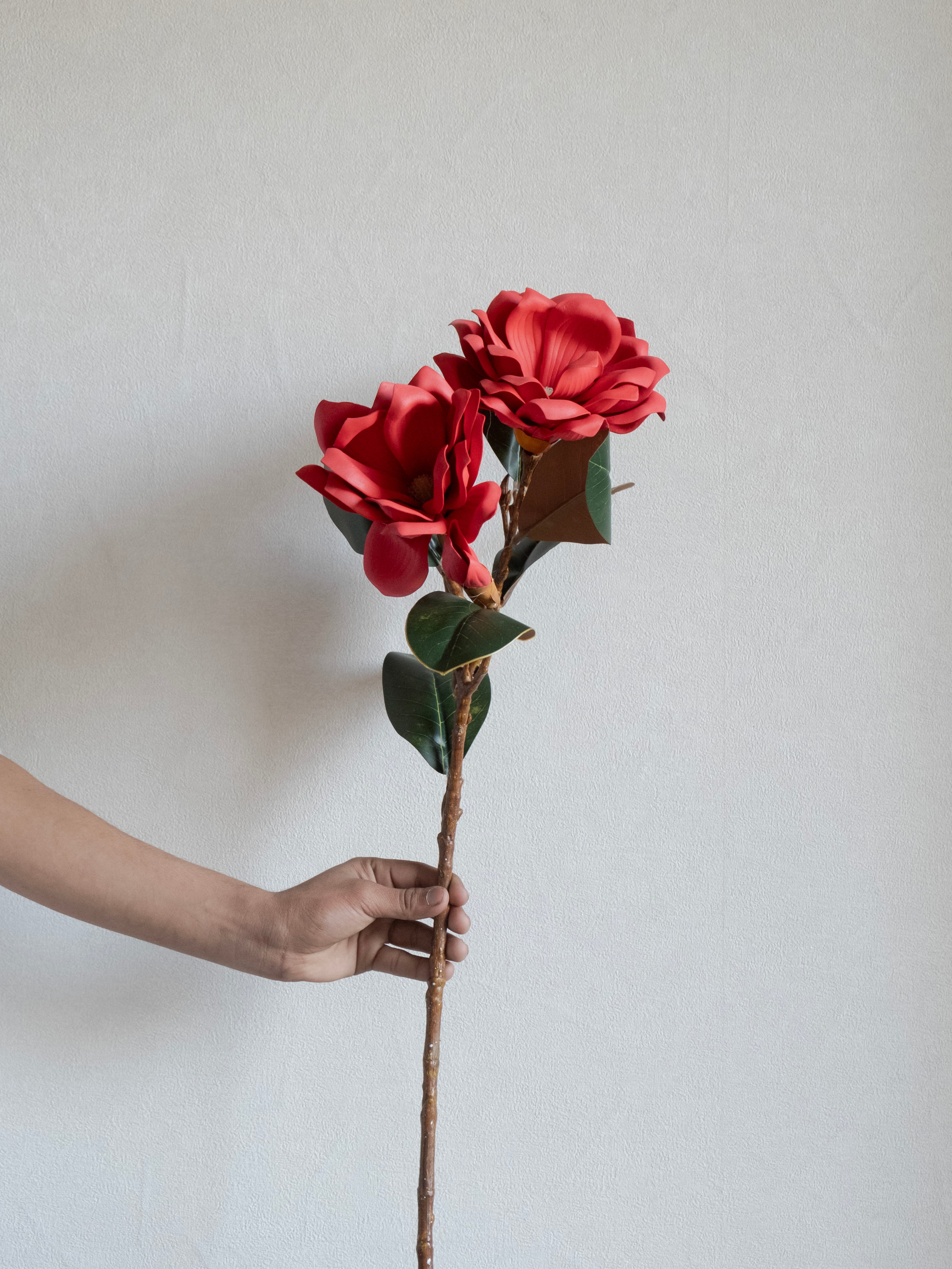 Artificial Magnolia Foam Flower 85cm