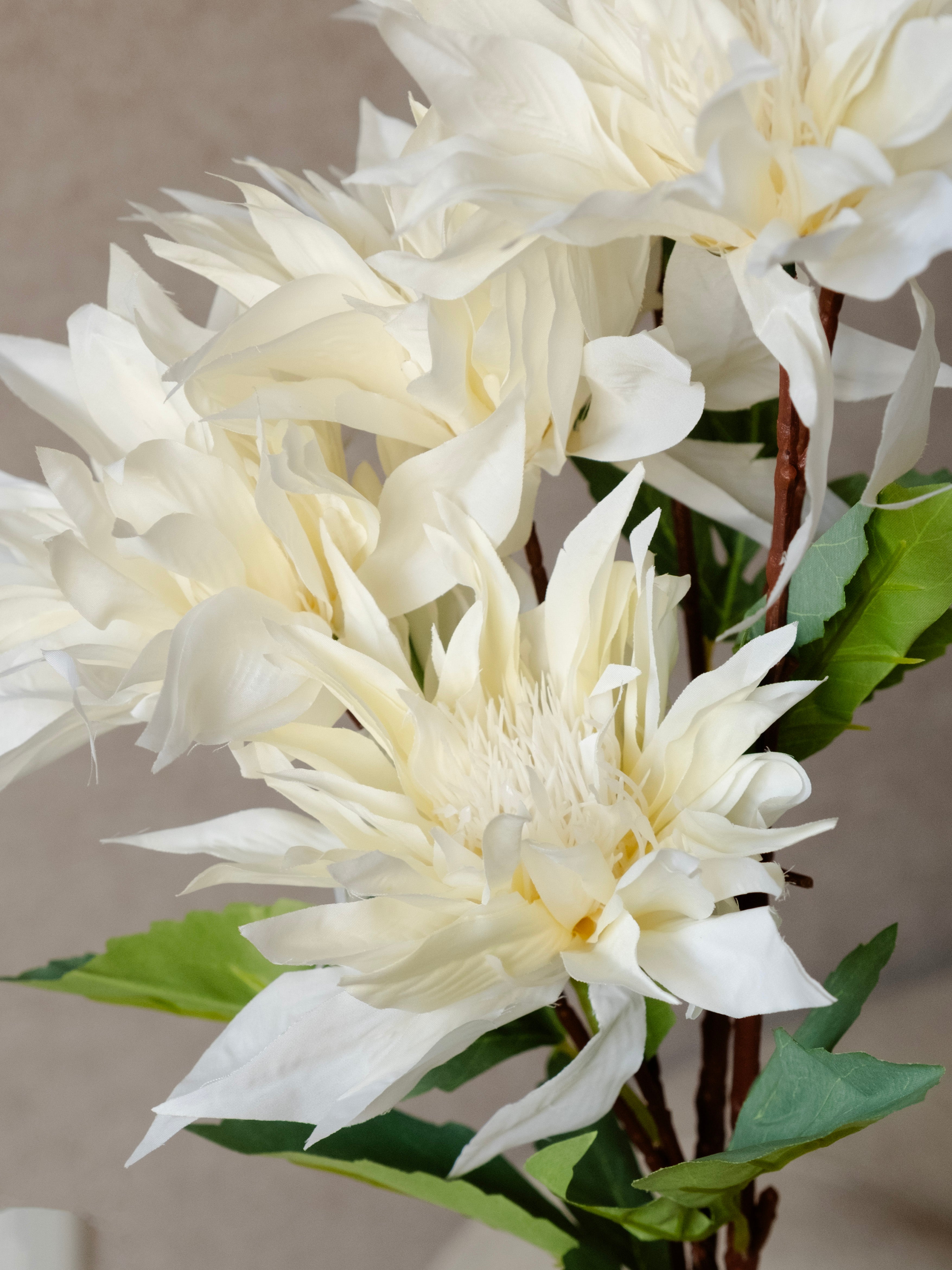 Artificial Dahlia Flower Stem 98cm