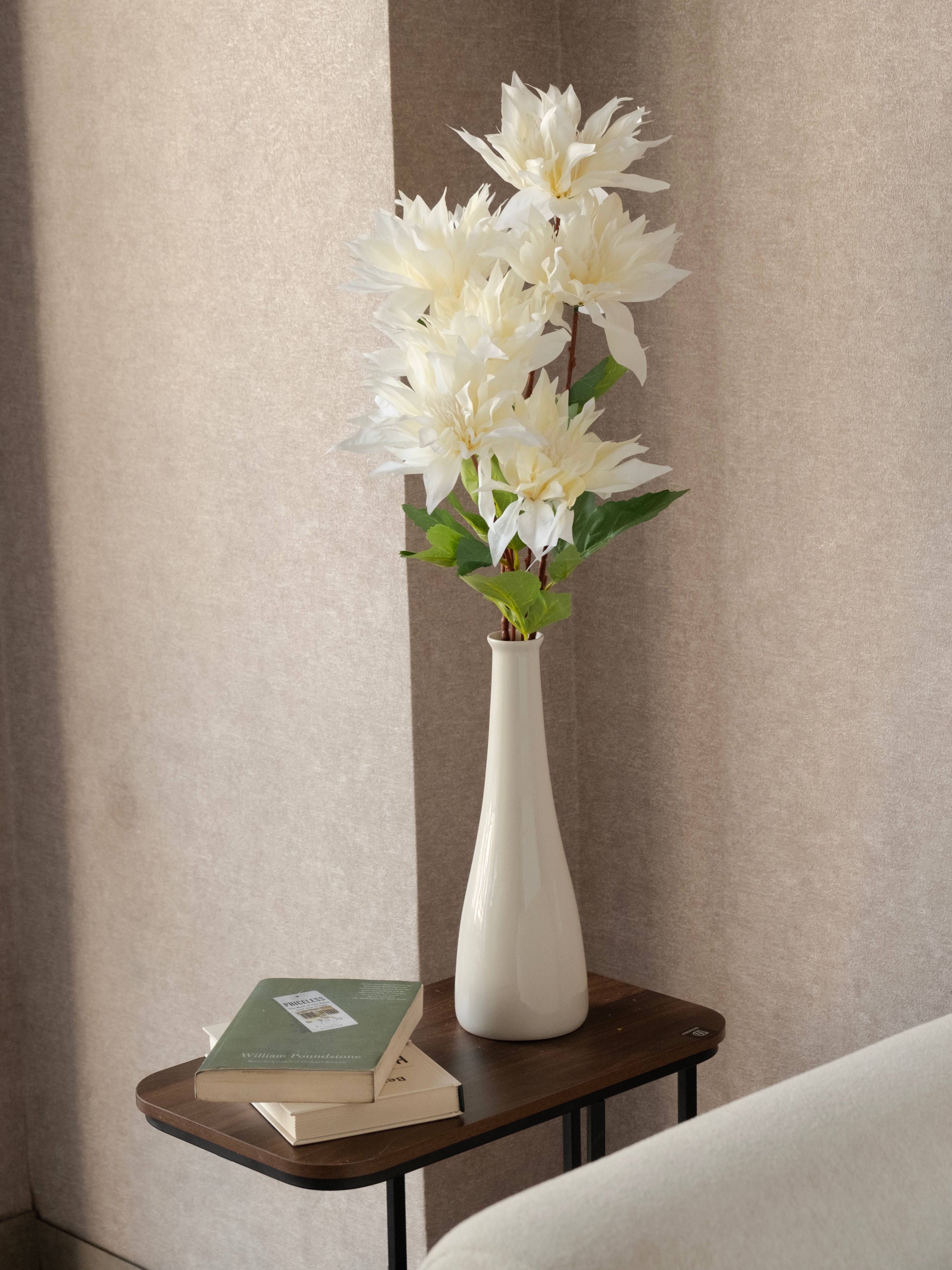 Artificial Dahlia Flower Stem 98cm