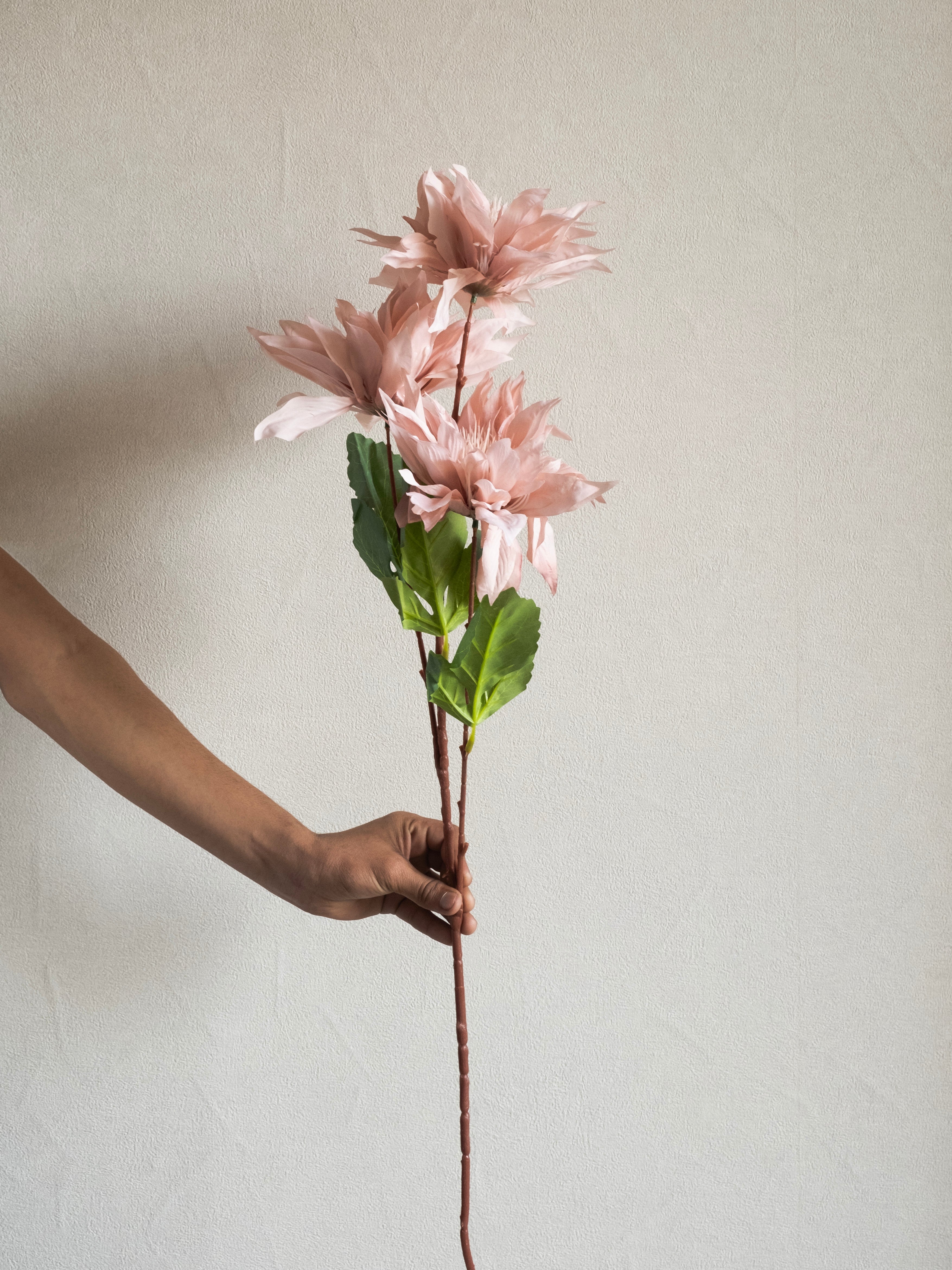 Artificial Dahlia Flower Stem 98cm